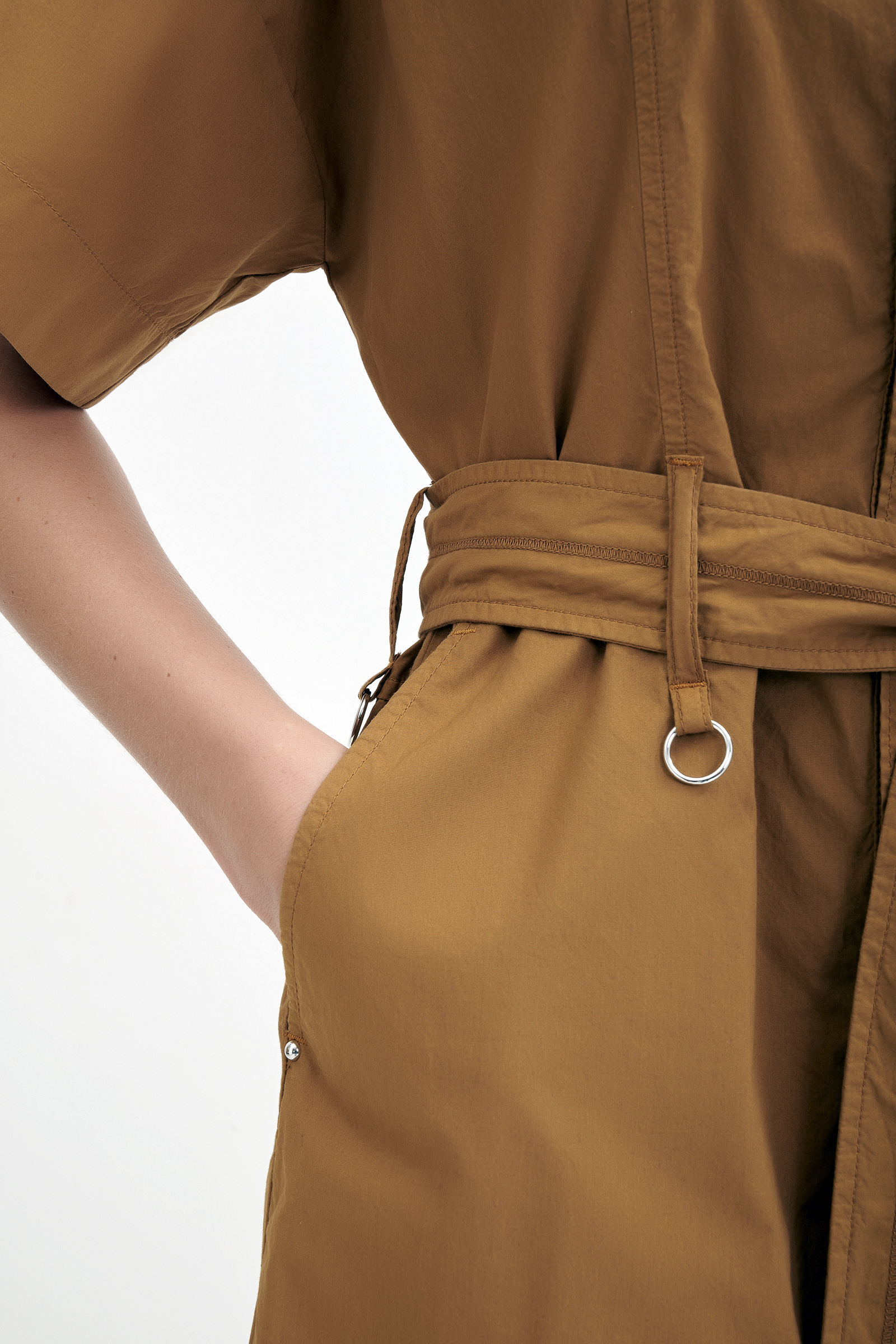 Комбинезон с поясом Бренд High