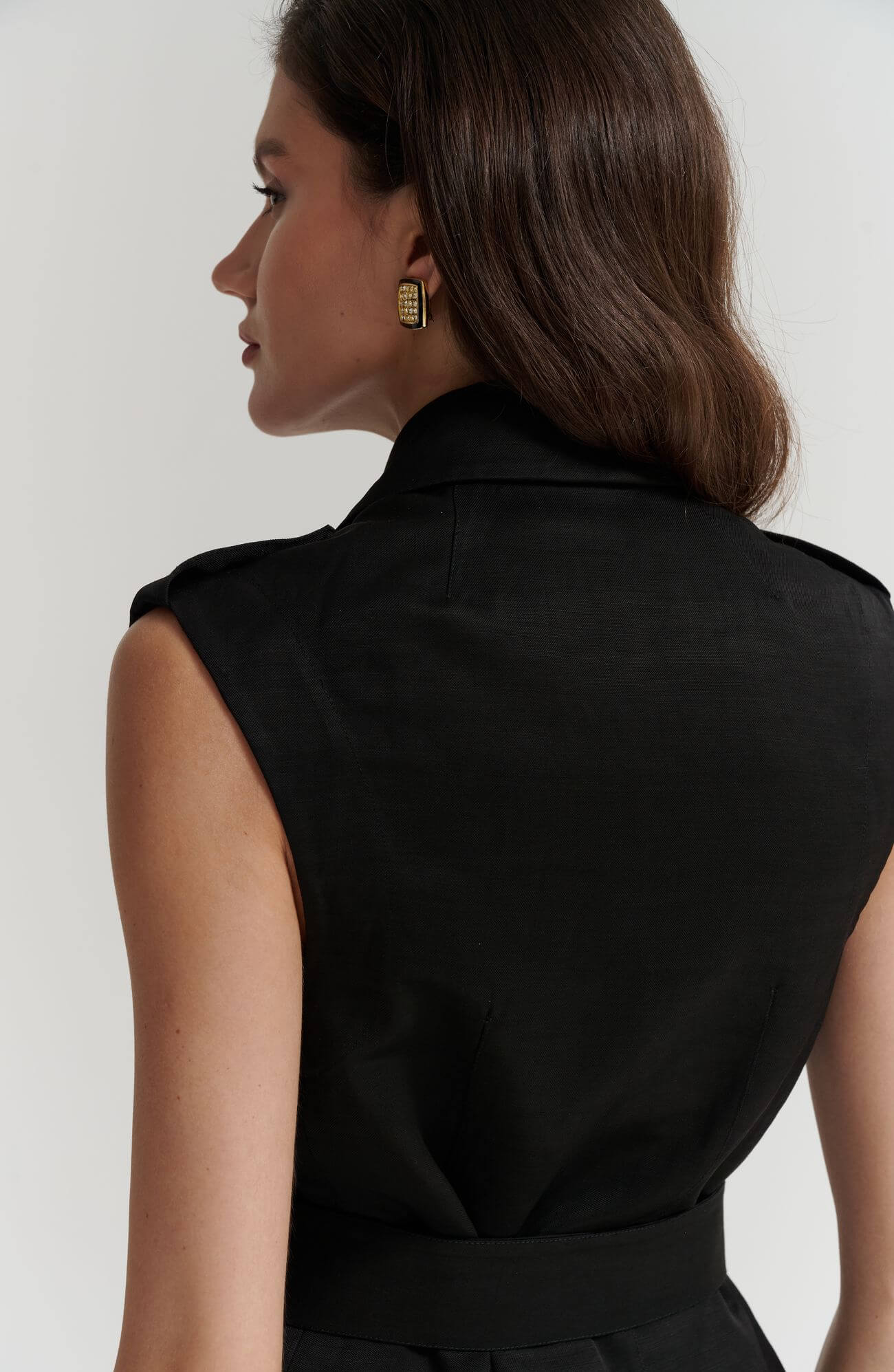 Удлиненный жилет с английским воротником Бренд GentryPortofino