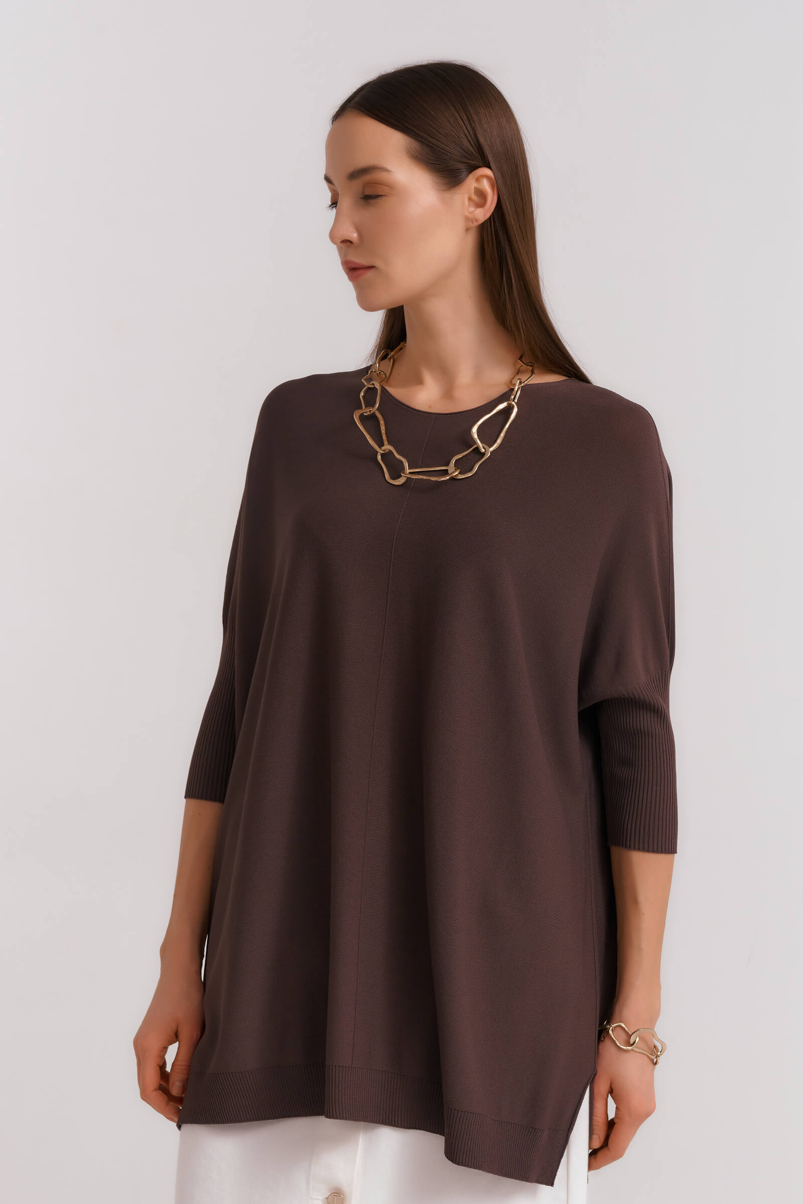 Джемпер свободного кроя Бренд Diana Gallesi