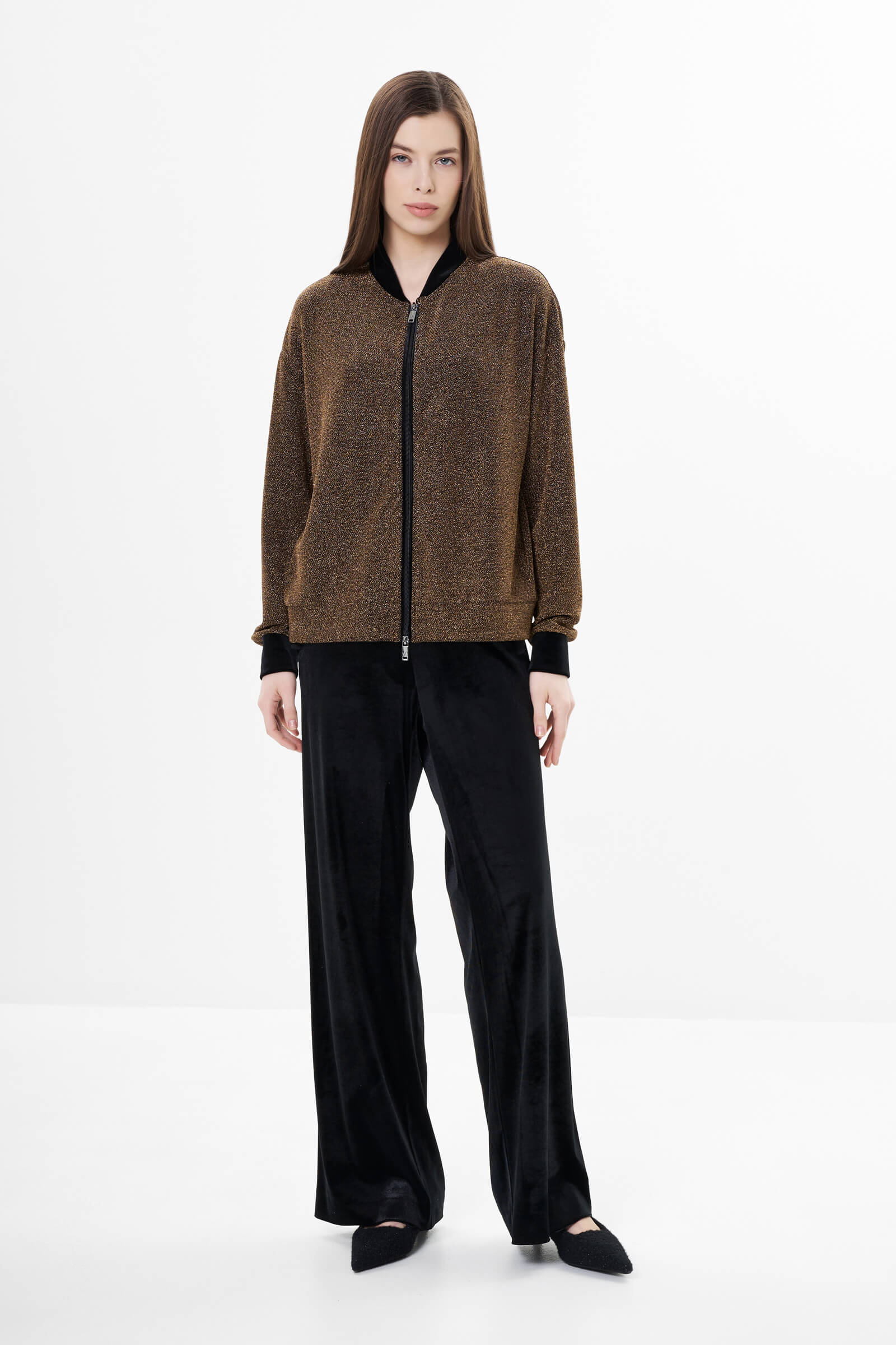 Бомбер с люрексом Бренд Luisa Viola