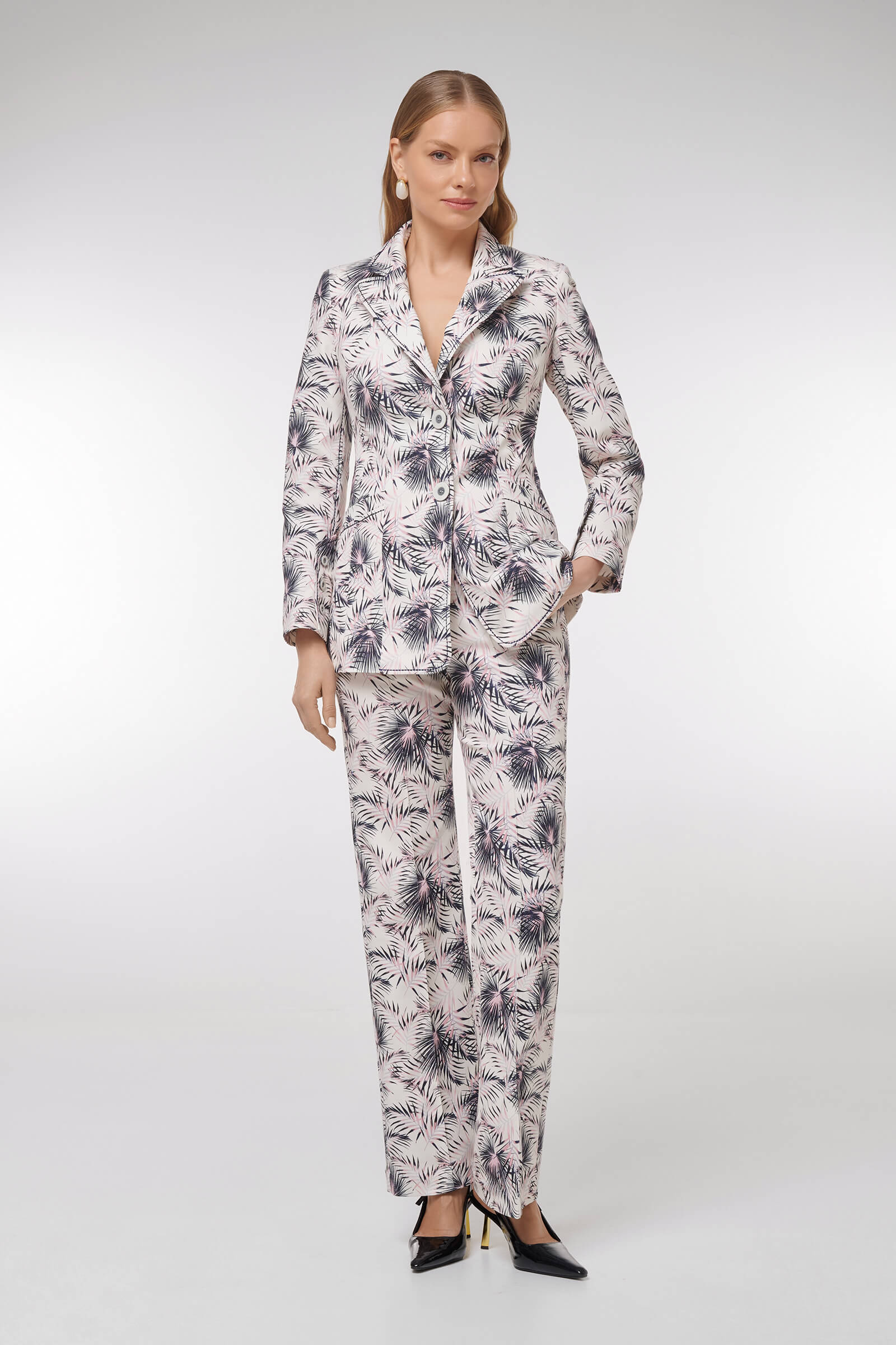 Брюки с растительным принтом Бренд Caterina Leman