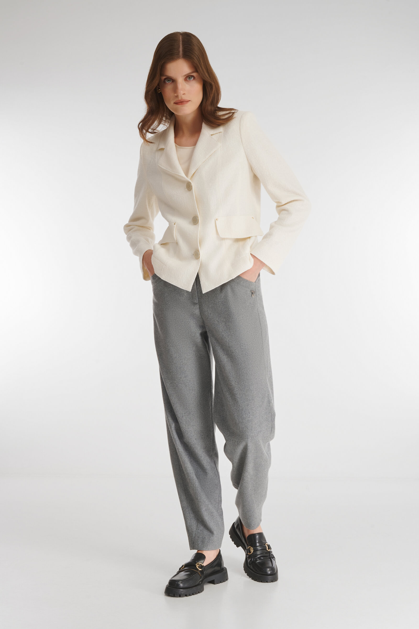 Жакет из смесовой шерсти Бренд Caterina Leman