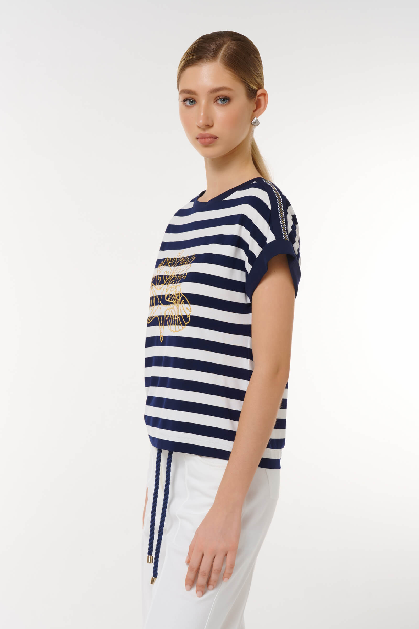 Футболка с вышивкой Бренд Caterina Leman