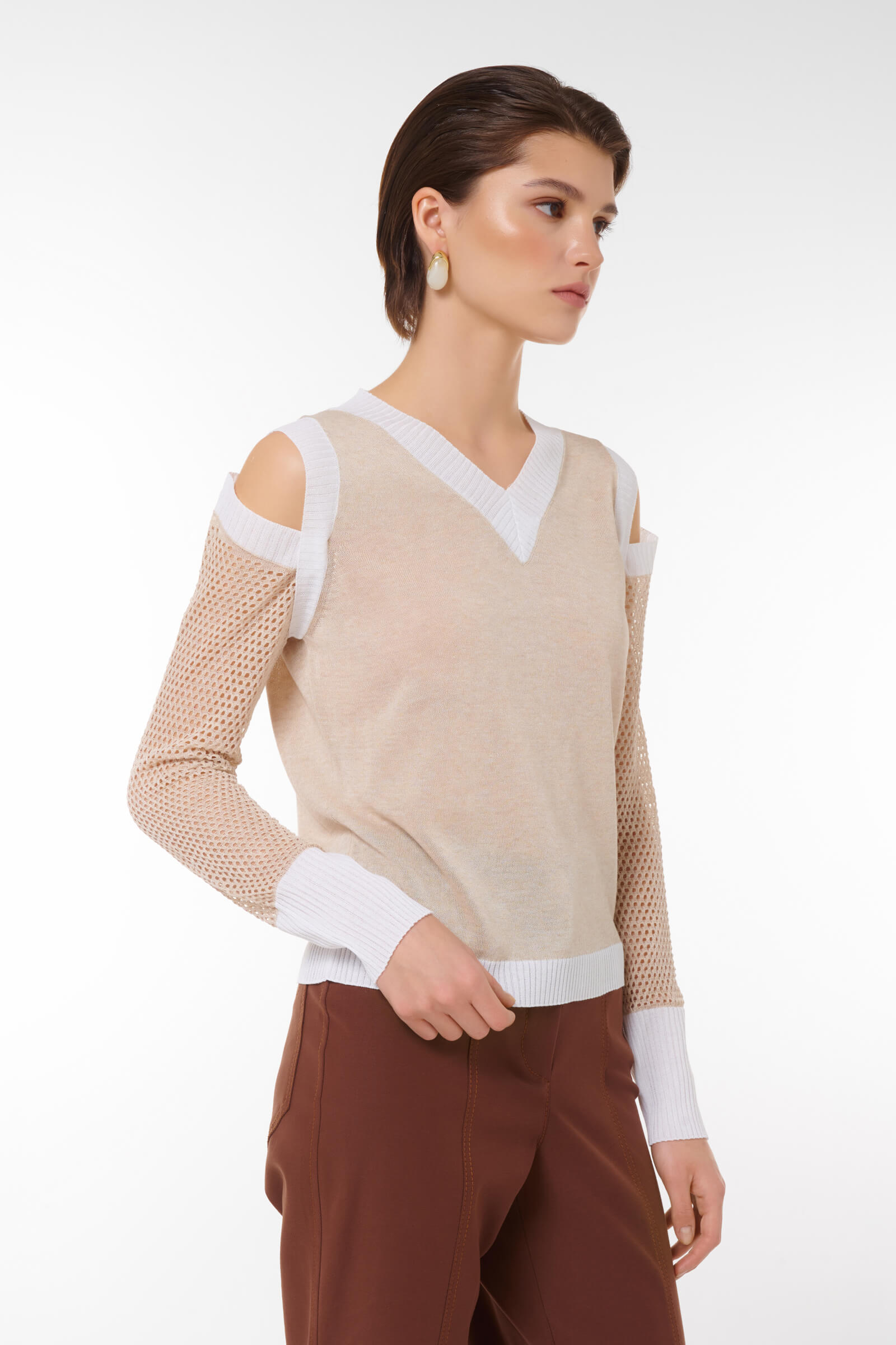 Джемпер с люрексом Бренд Caterina Leman