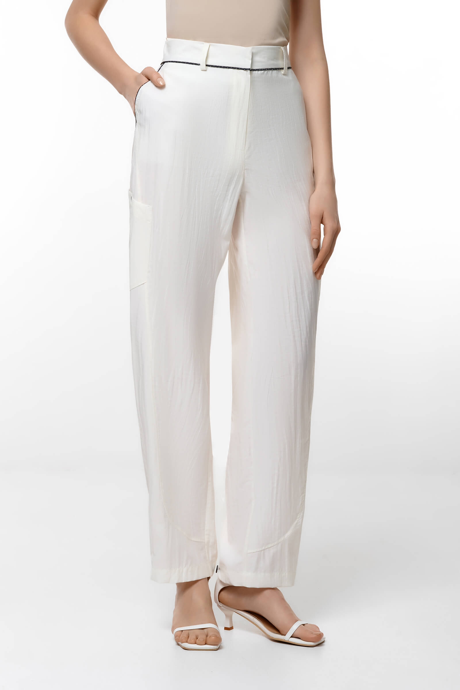 Брюки-багги с карманами Бренд Caterina Leman