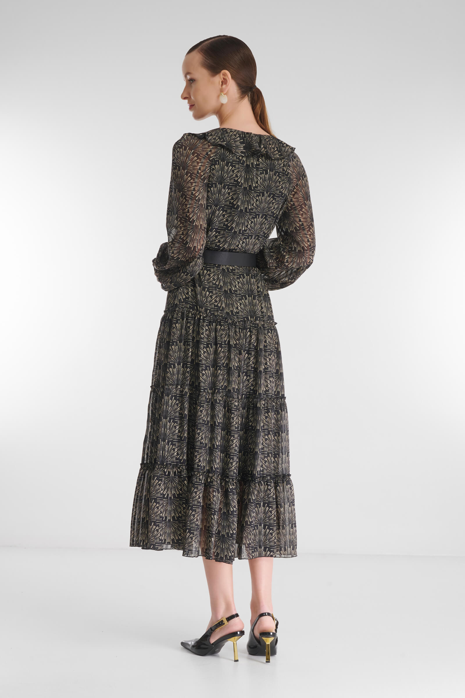 Платье с оборкой Бренд Caterina Leman