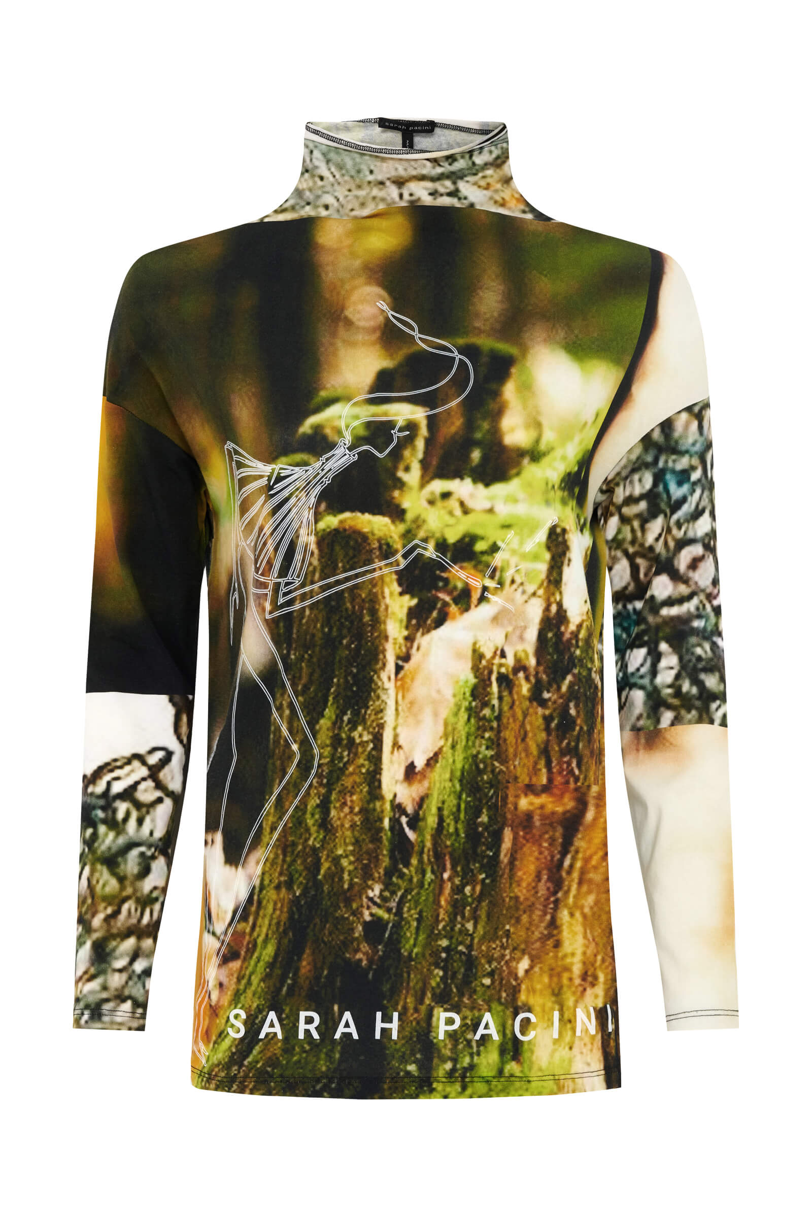 Водолазка с принтом Бренд Sarah Pacini