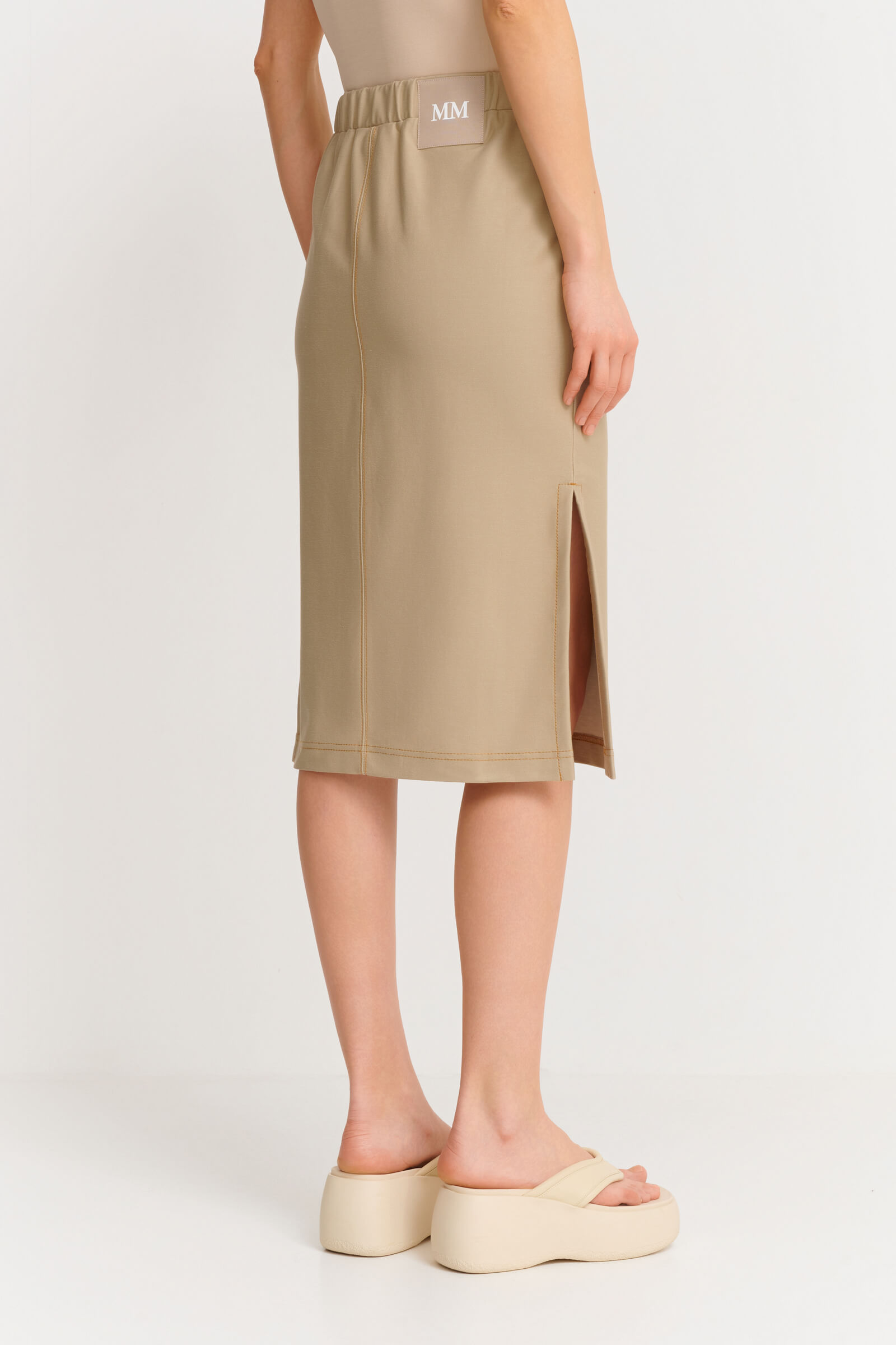 Джинсовая юбка на резинке Бренд MM