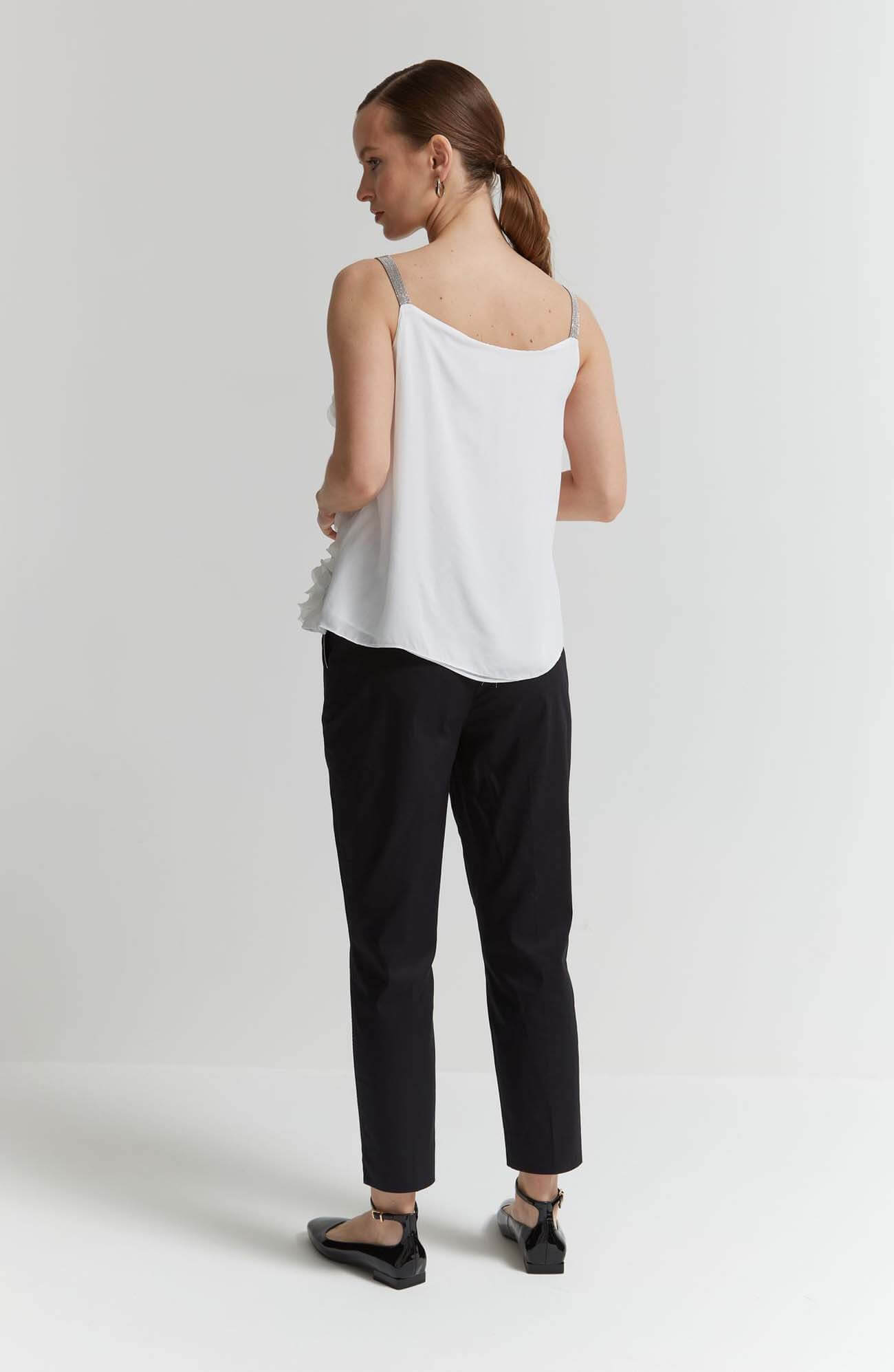 Топ с объемным декором Бренд Rocco Ragni