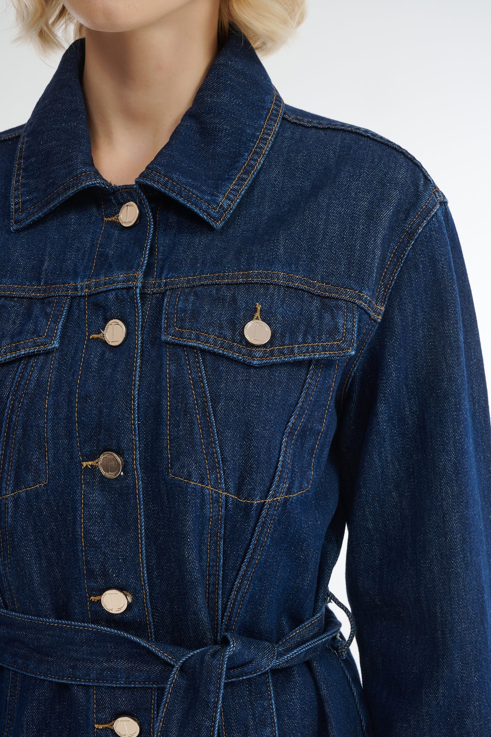 Джинсовая рубашка Бренд Diana Gallesi