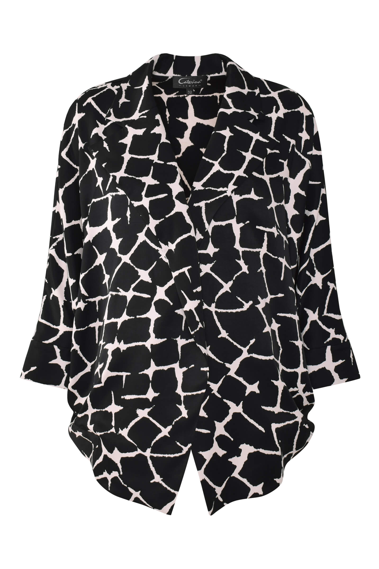 Жакет из вискозы с абстрактным принтом Бренд Caterina Leman