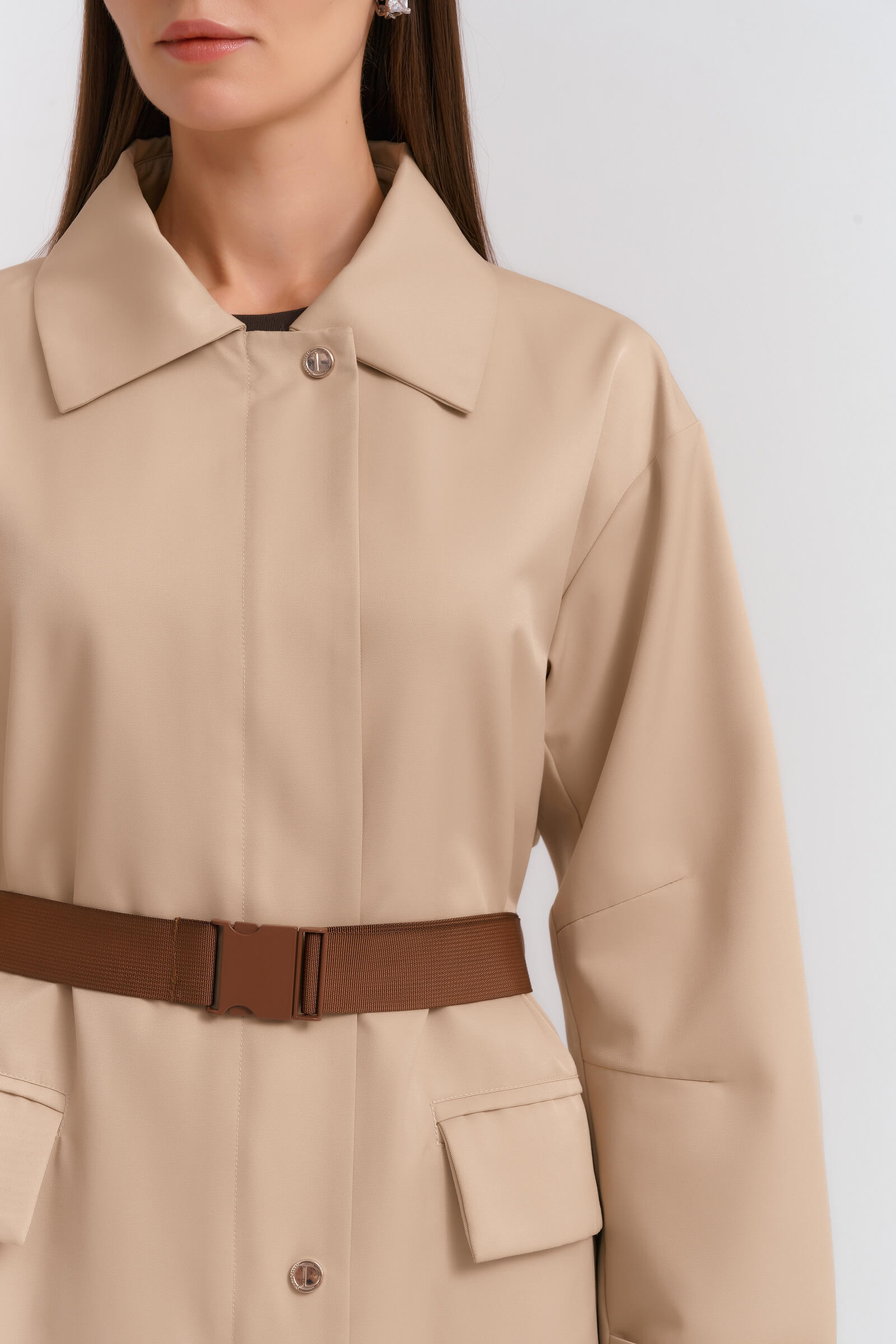 Плащ с поясом Бренд Diana Gallesi