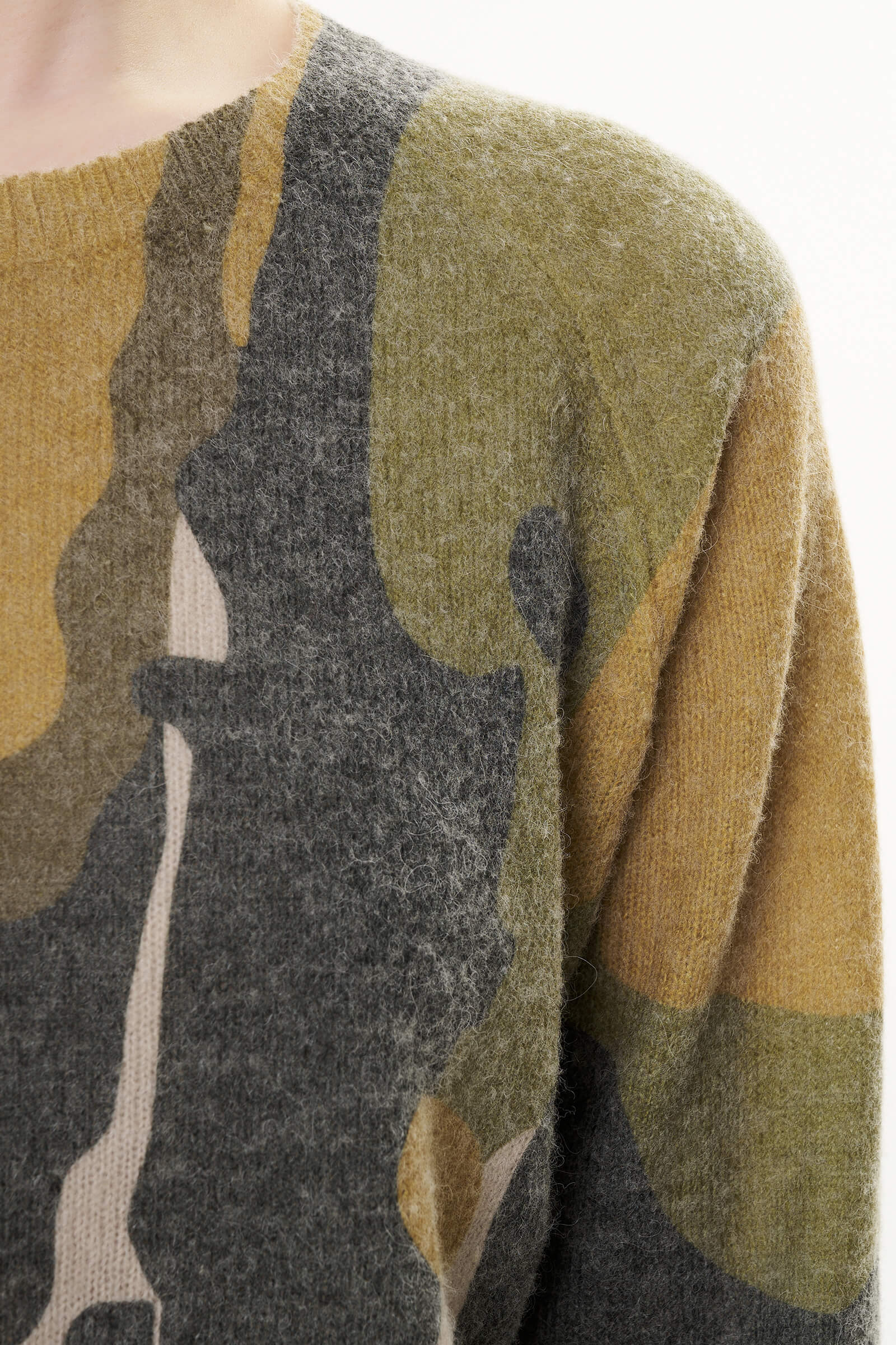 Джемпер с принтом Бренд Diana Gallesi