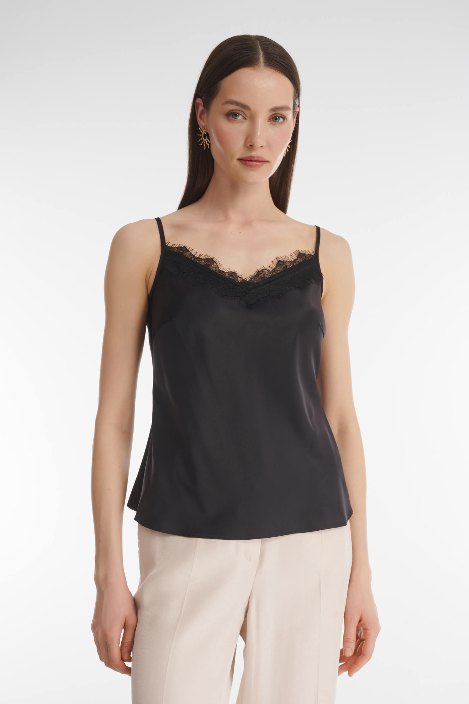 Топ с V-образным вырезом Бренд Caterina Leman