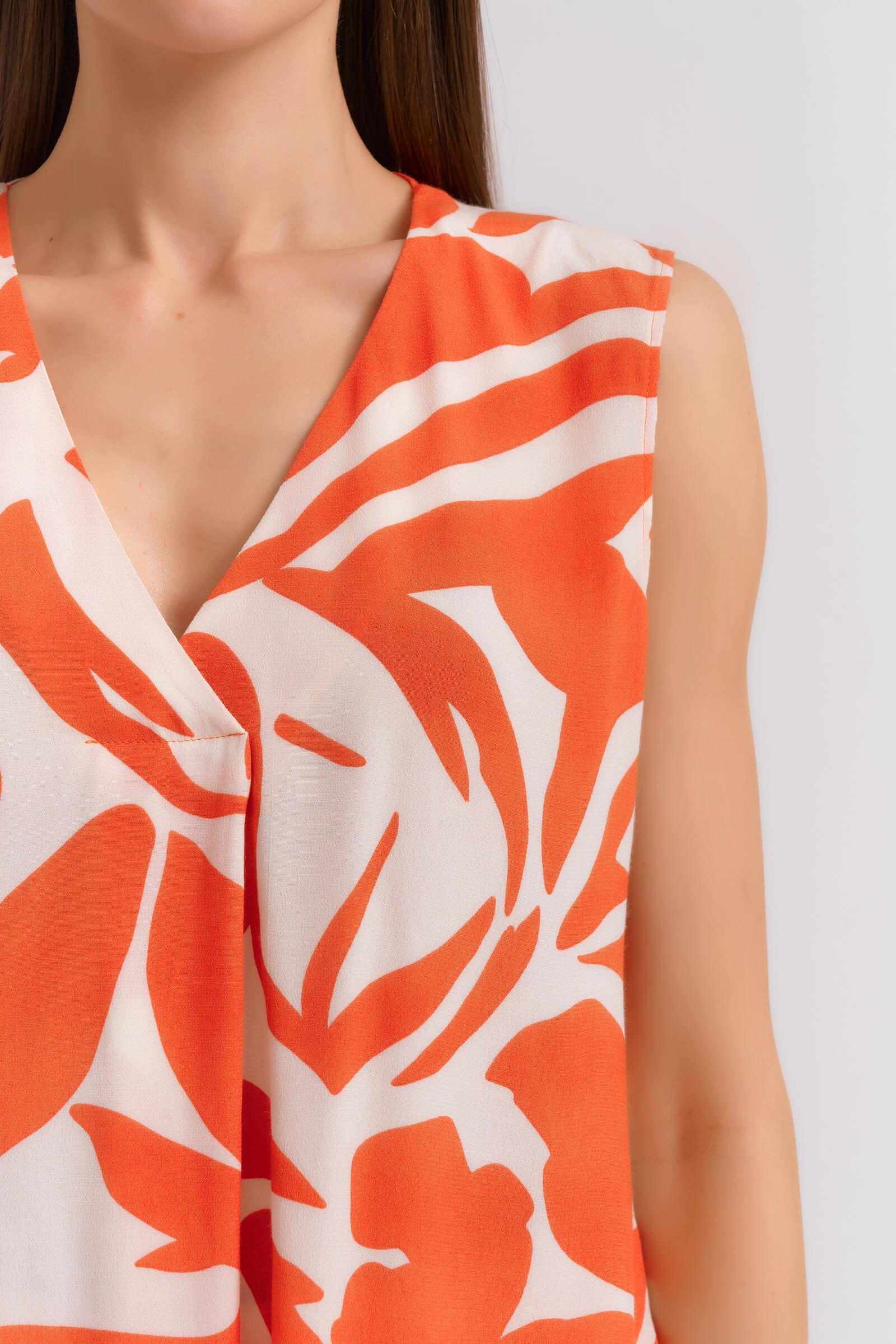 Рубашка без рукавов с поясом Бренд Diana Gallesi