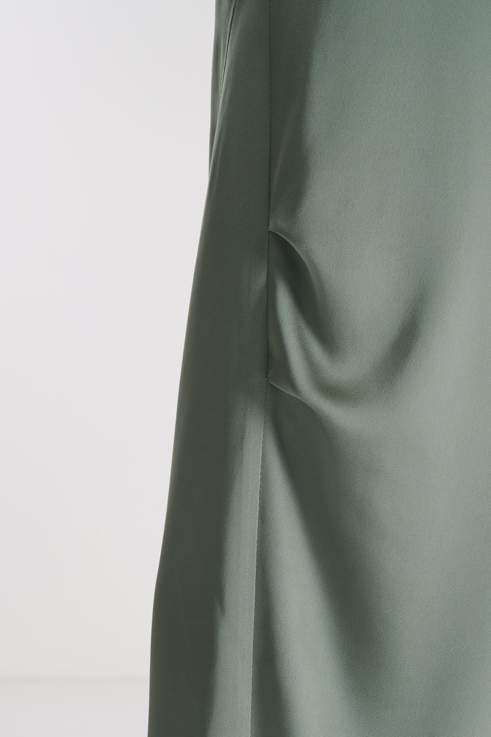 Атласные брюки с декоративными защипами Бренд Caterina Leman