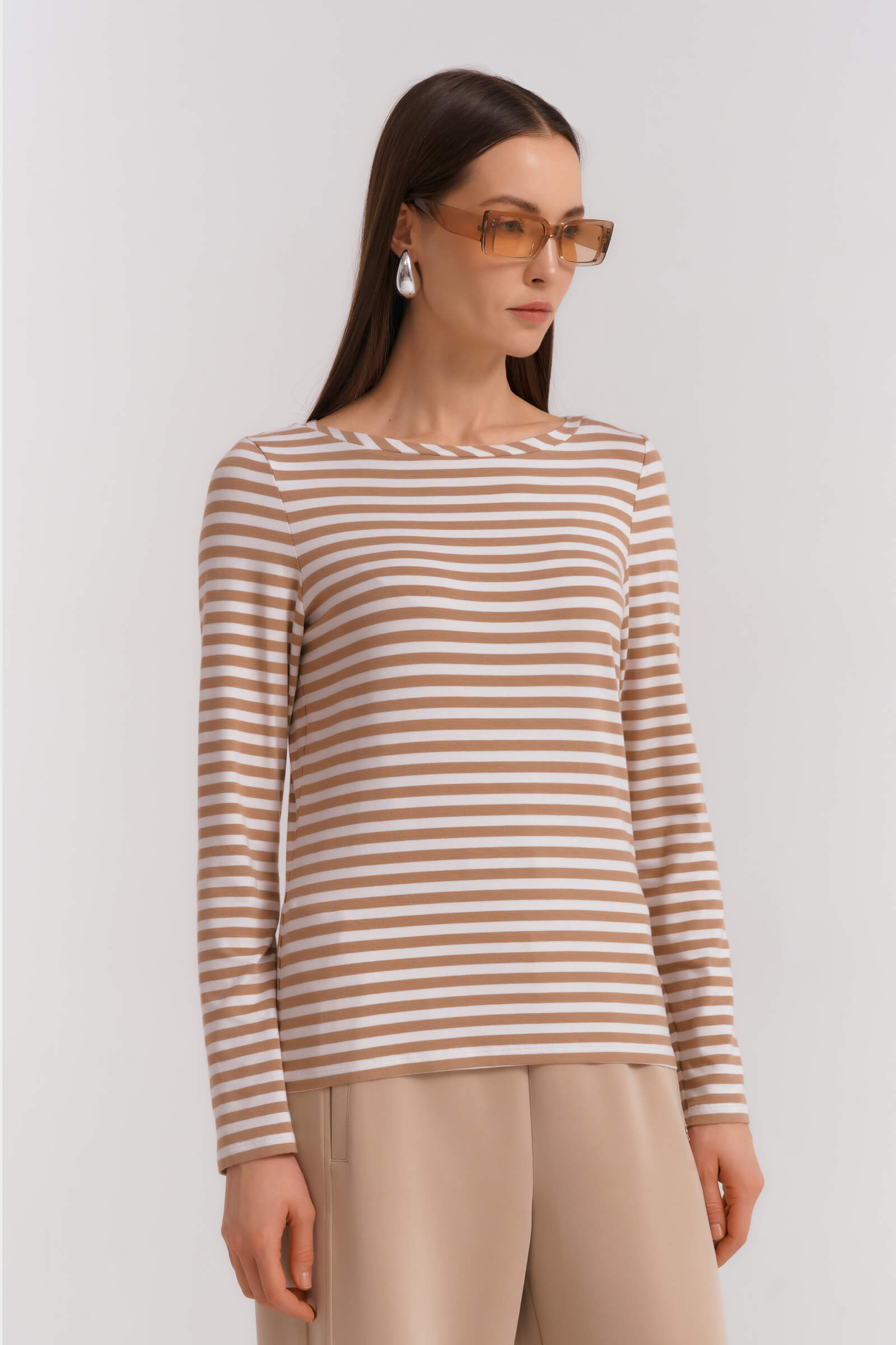 Лонгслив в полоску Бренд Diana Gallesi