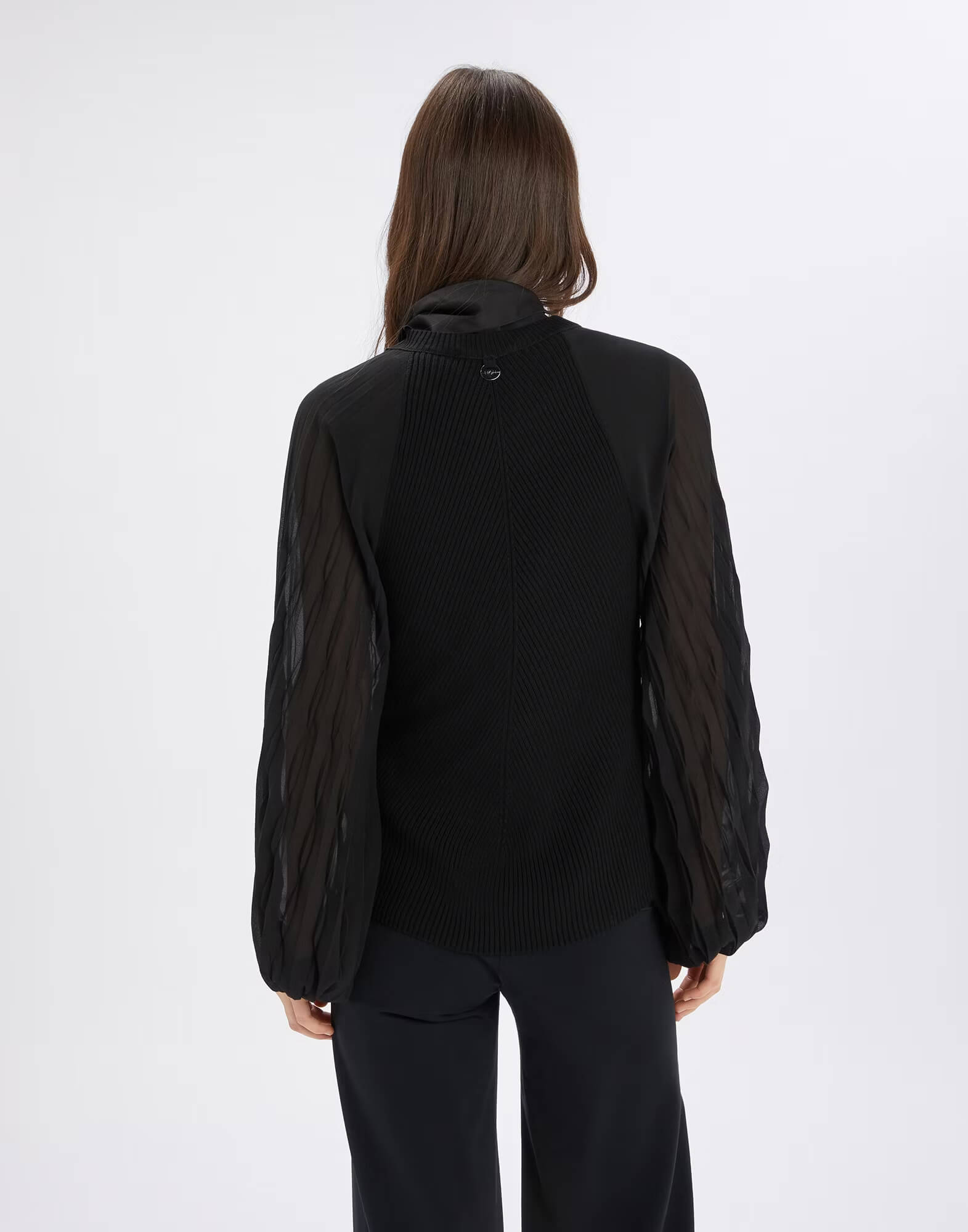 Джемпер из шерсти с пышными рукавами Бренд High