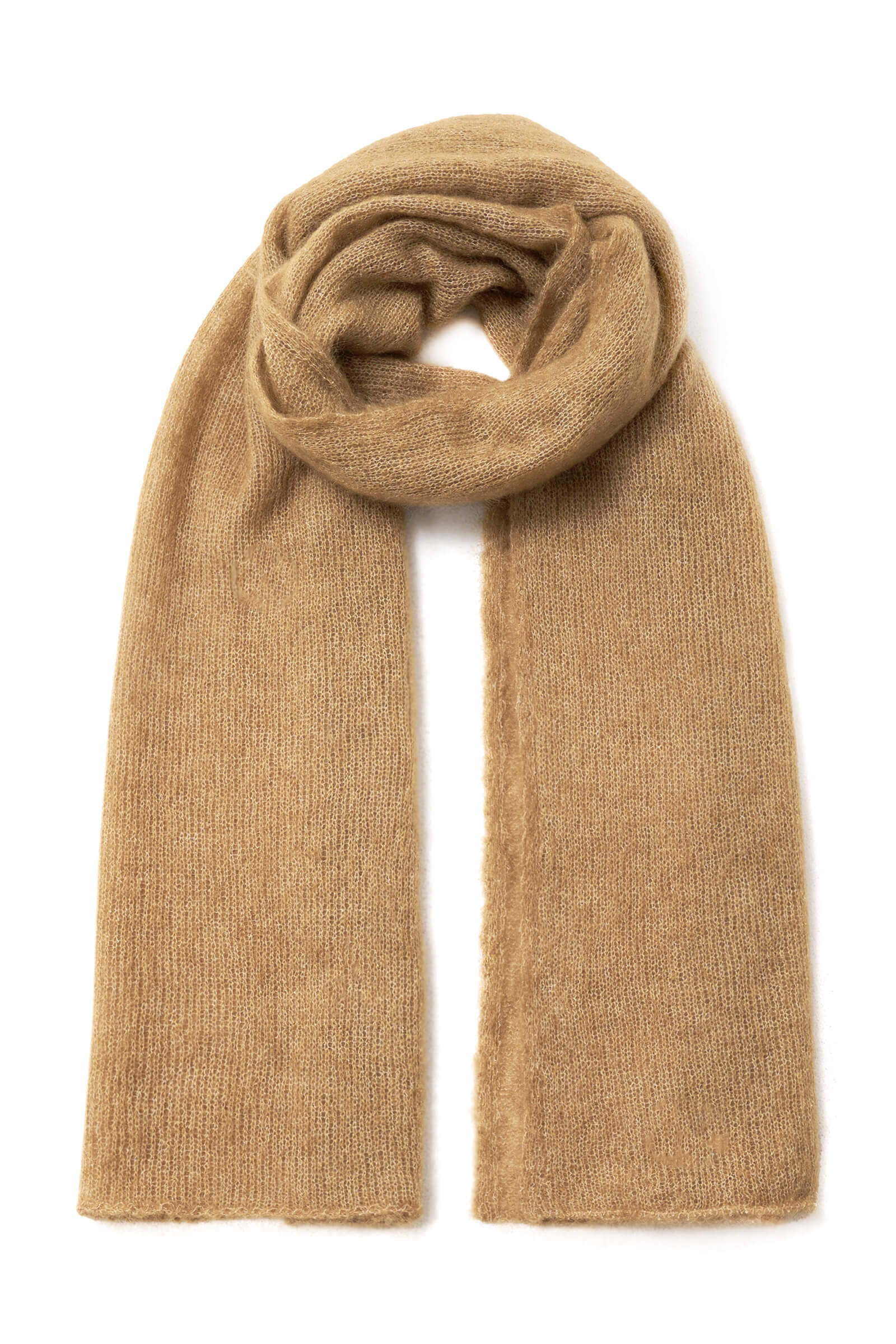 Длинный шарф из шерсти и мохера Бренд Sarah Pacini