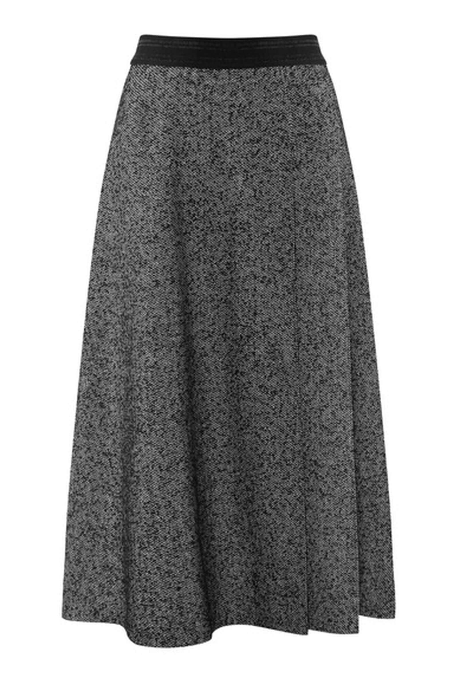 Юбка из смесового хлопка с декоративными складками Бренд Caterina Leman