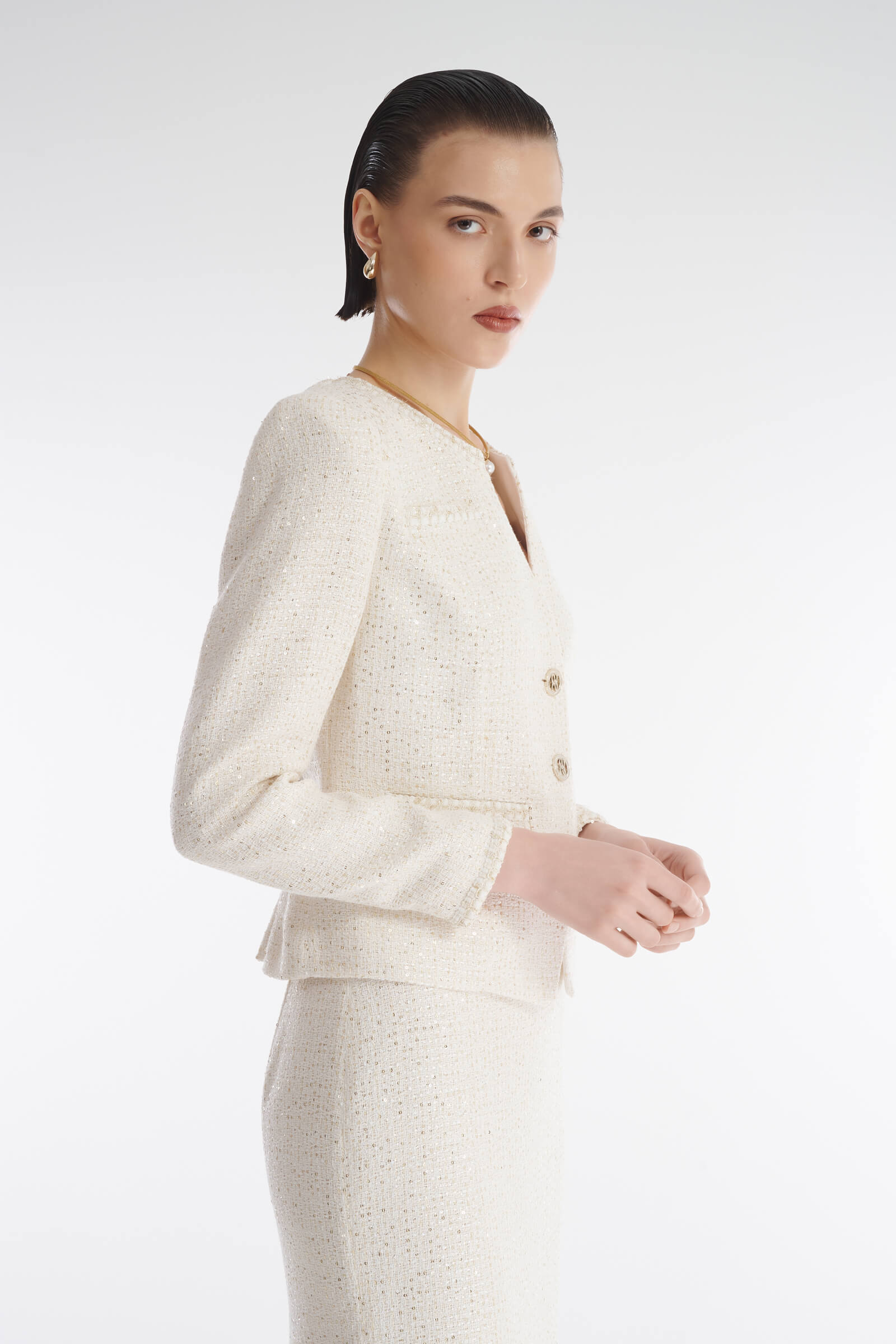 Жакет с микропайетками Бренд Caterina Leman