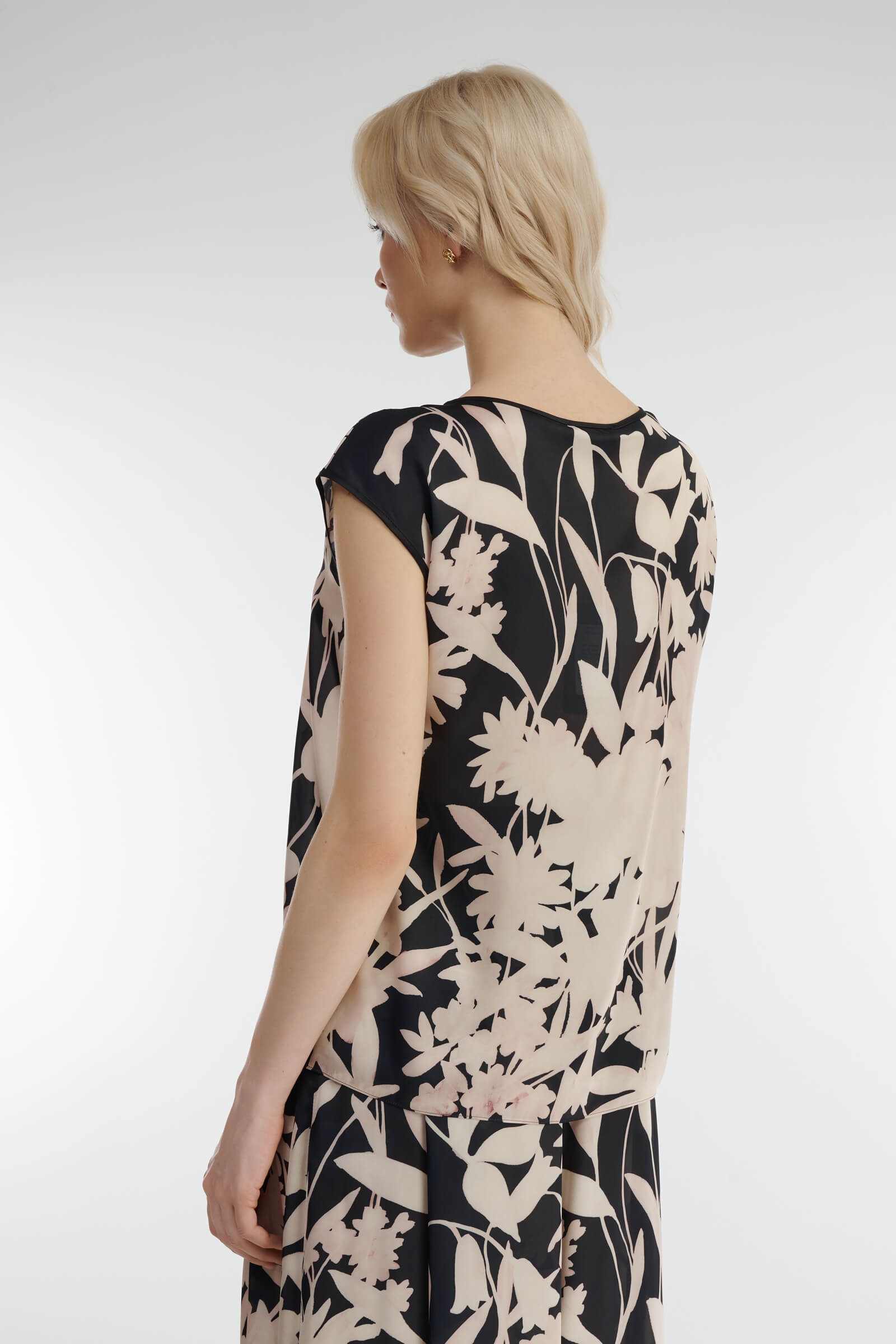 Топ с принтом Бренд Caterina Leman