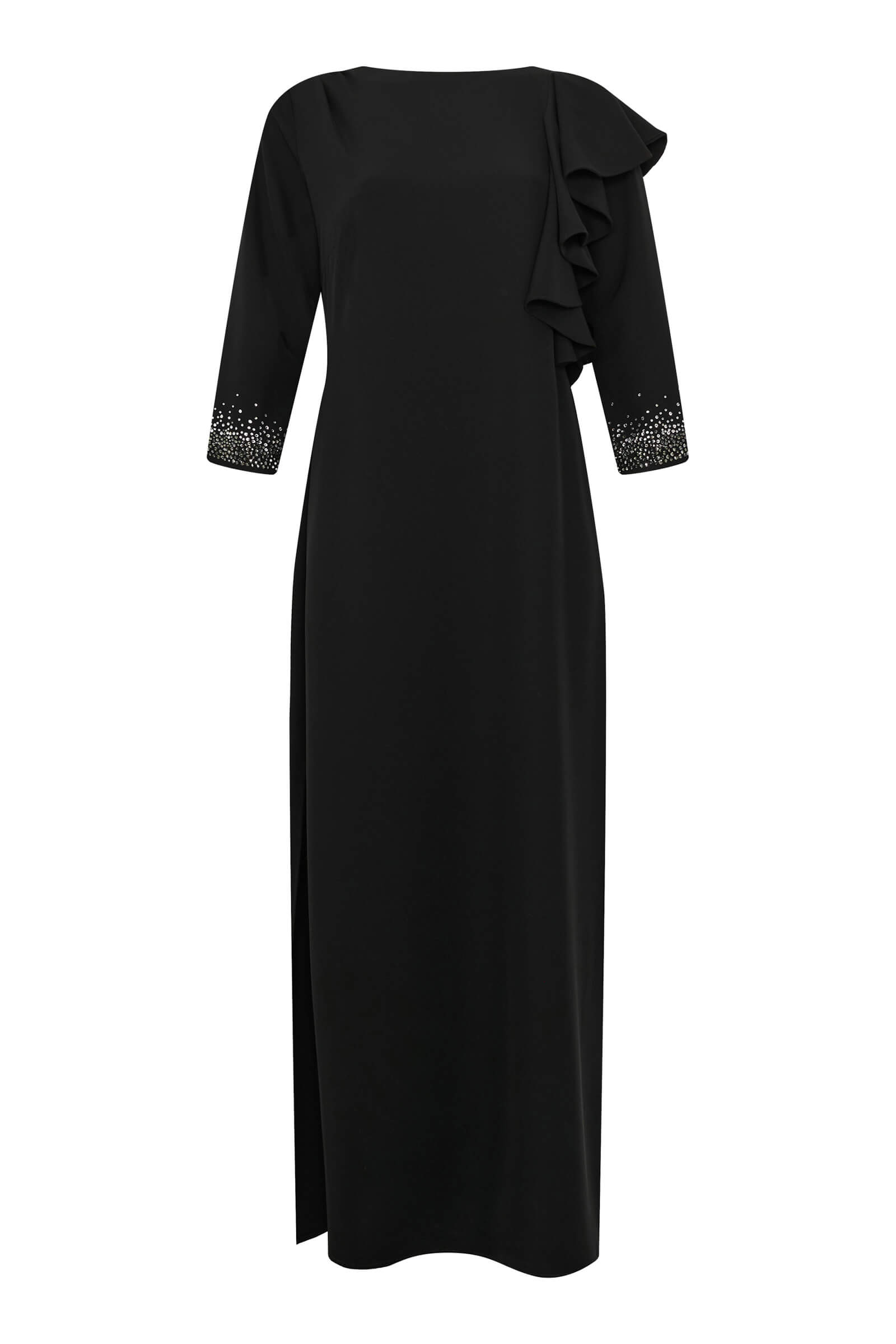 Платье с воланом и стразами Бренд Daniela Drei