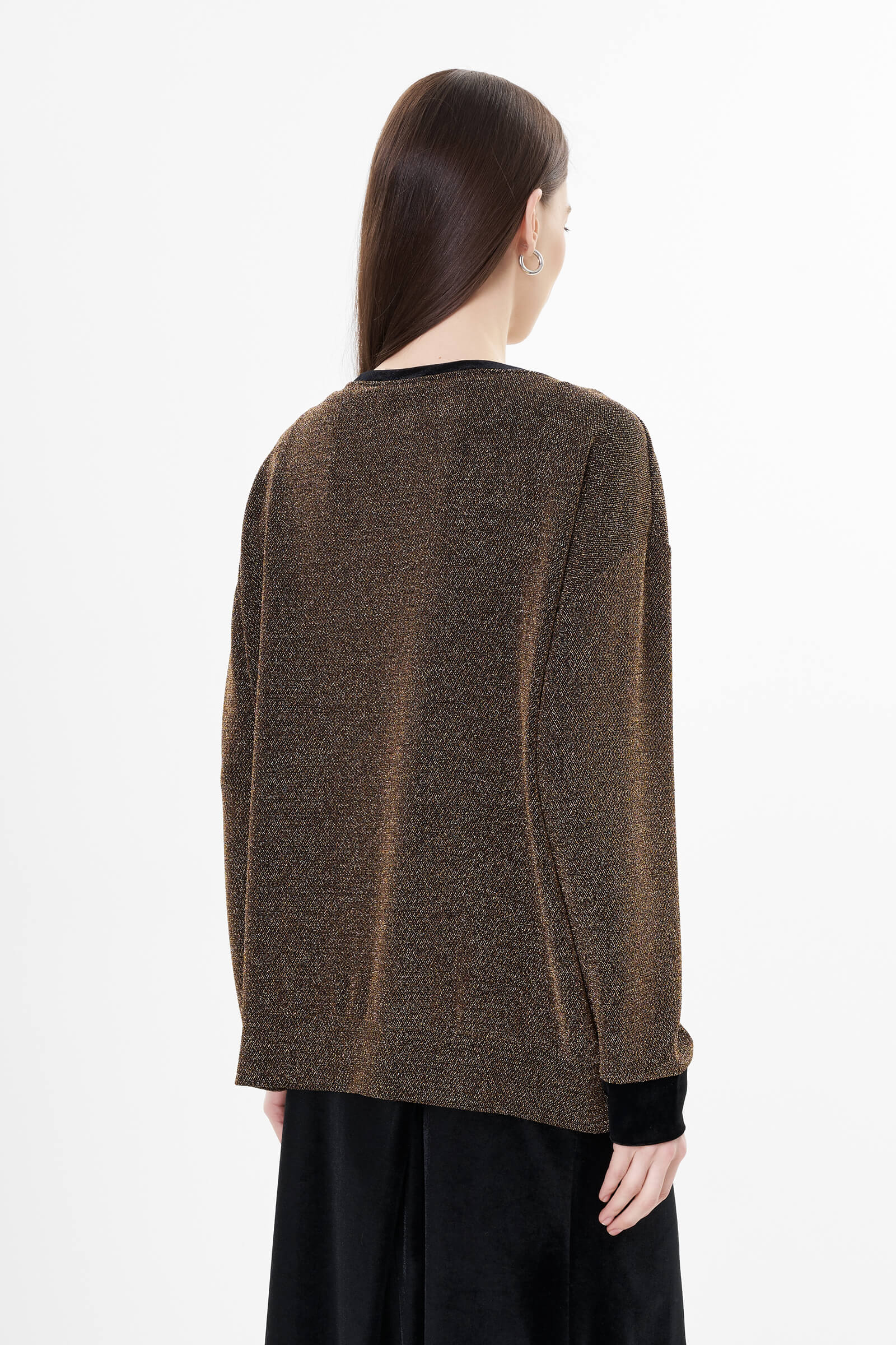 Свитшот с люрексом Бренд Luisa Viola