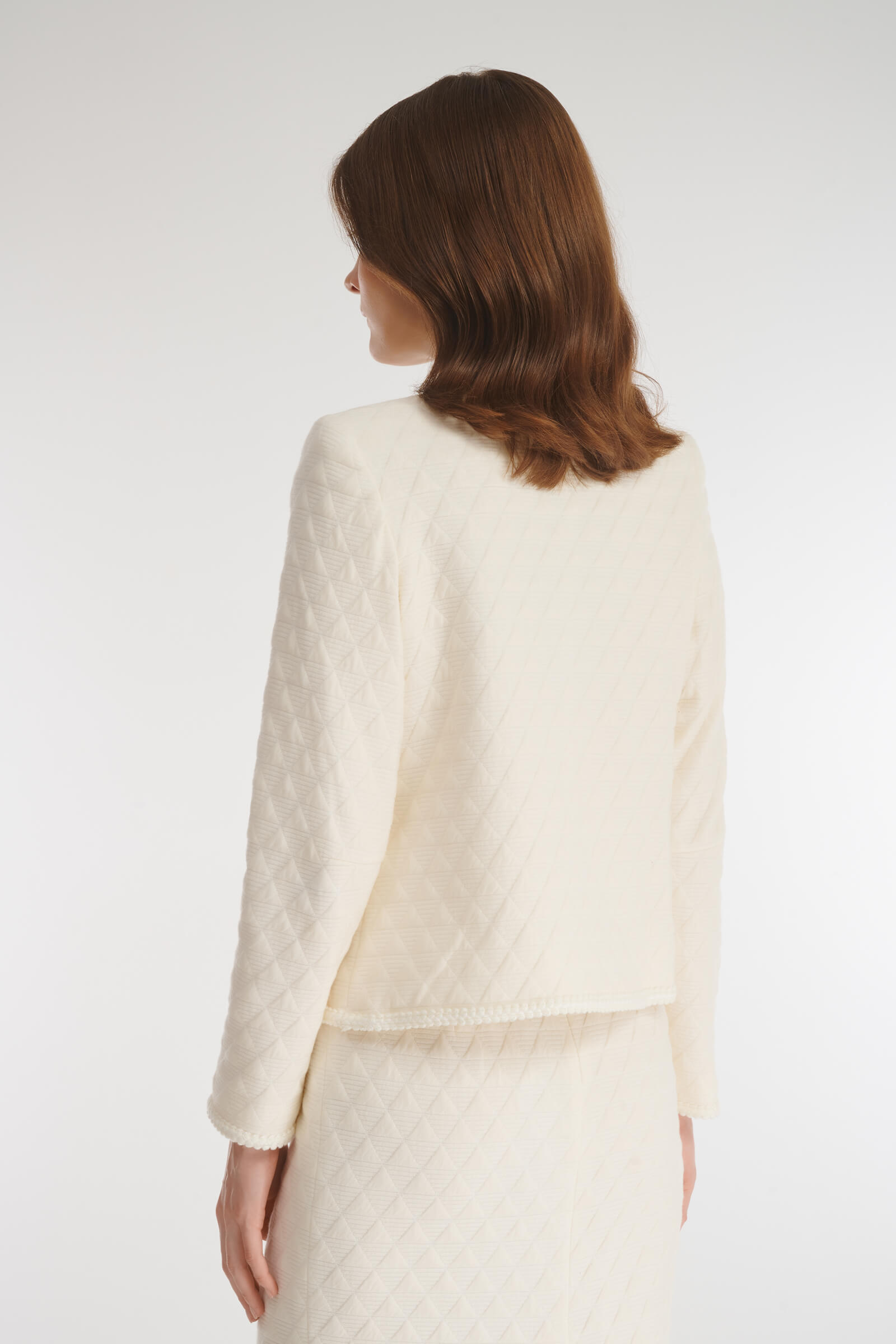 Фактурный жакет из смесового хлопка Бренд Caterina Leman