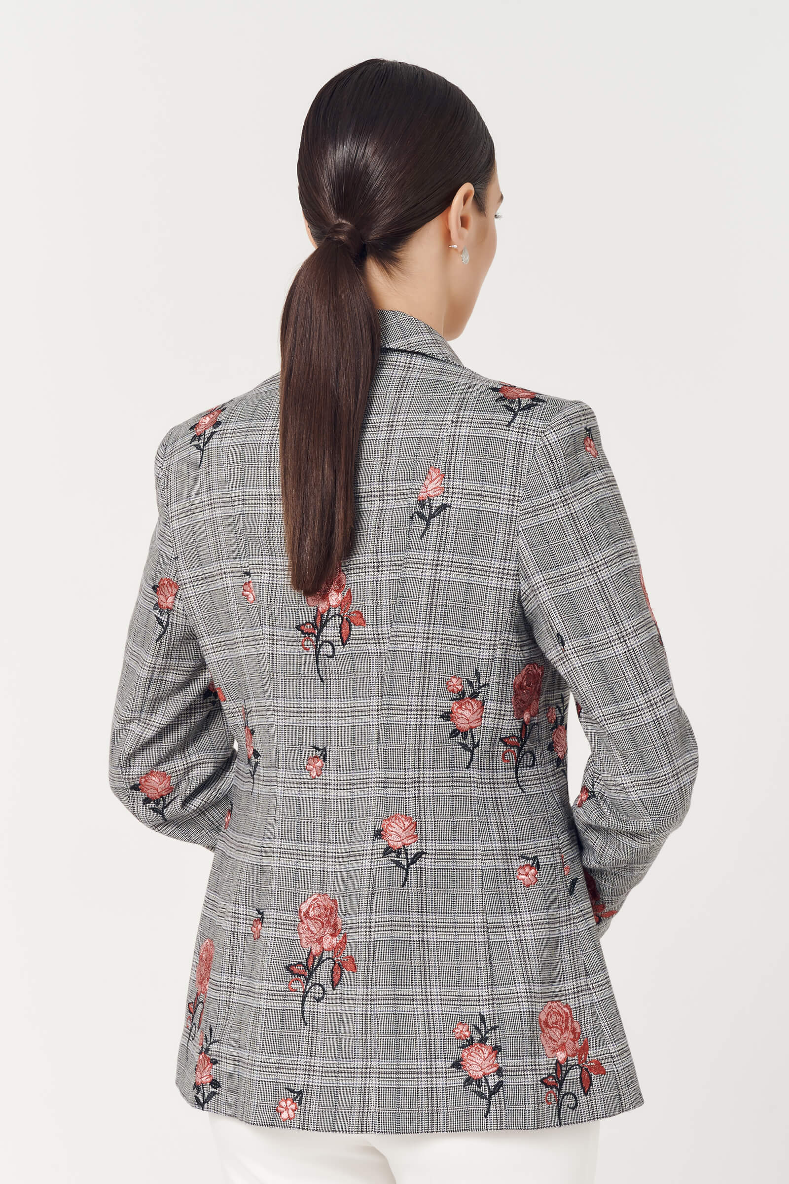 Пиджак с комбинированным принтом Бренд Caterina Leman