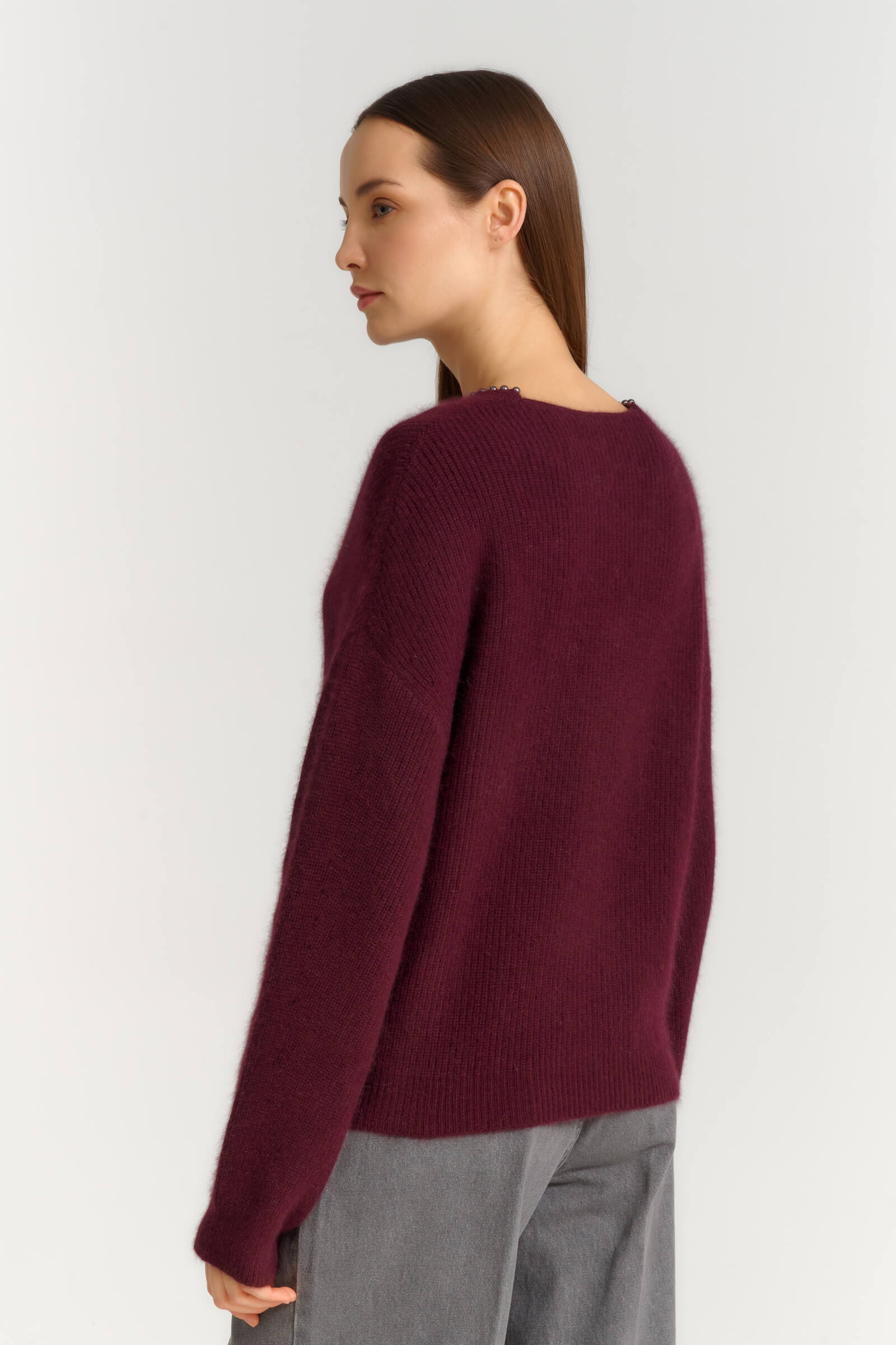 Джемпер с бусинами Бренд Diana Gallesi