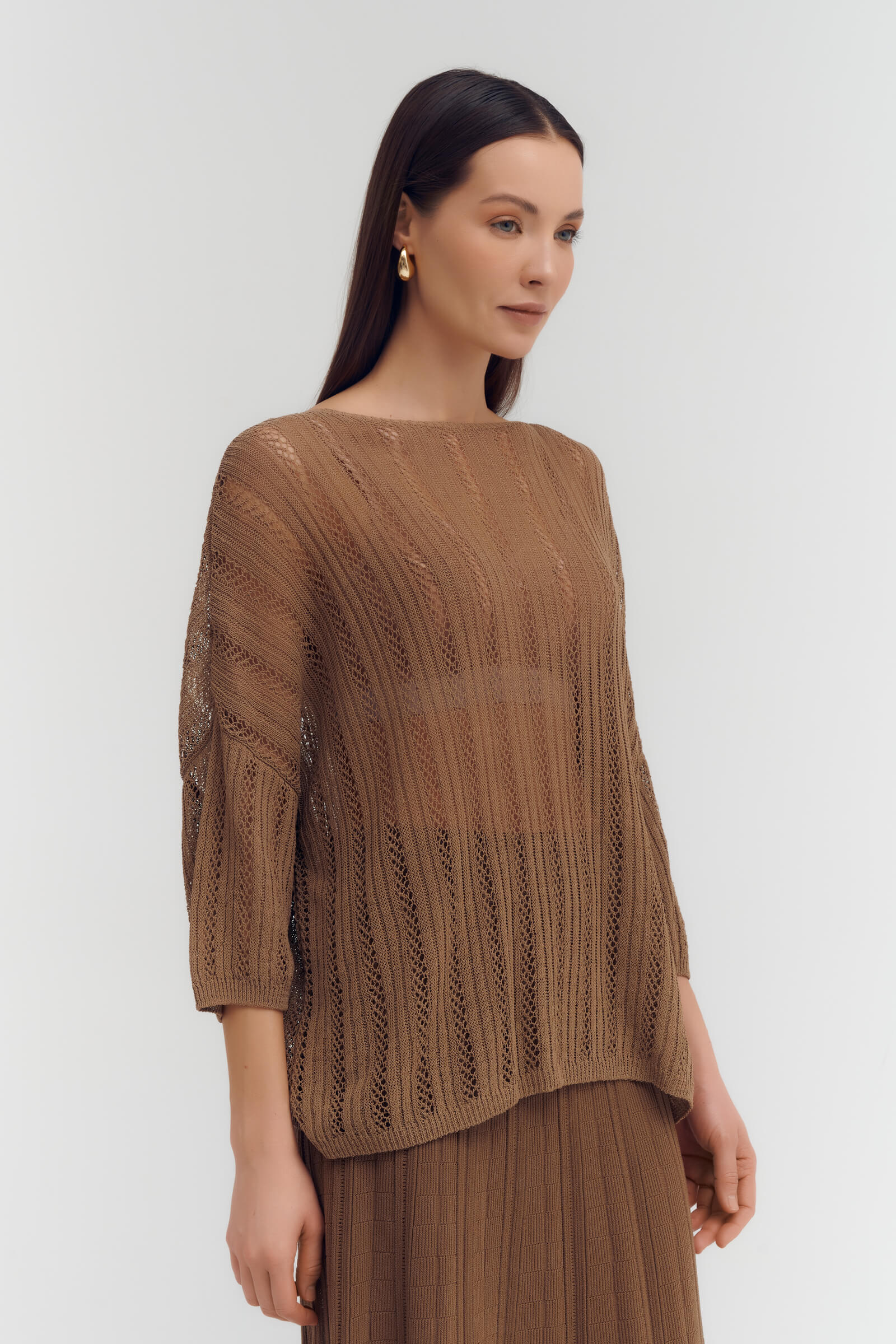 Джемпер свободного кроя Бренд Sarah Pacini