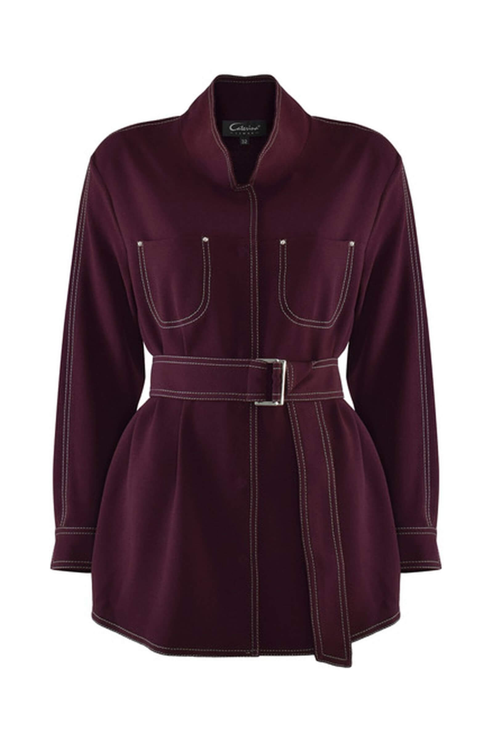 Рубашка с контрастной строчкой Бренд Caterina Leman