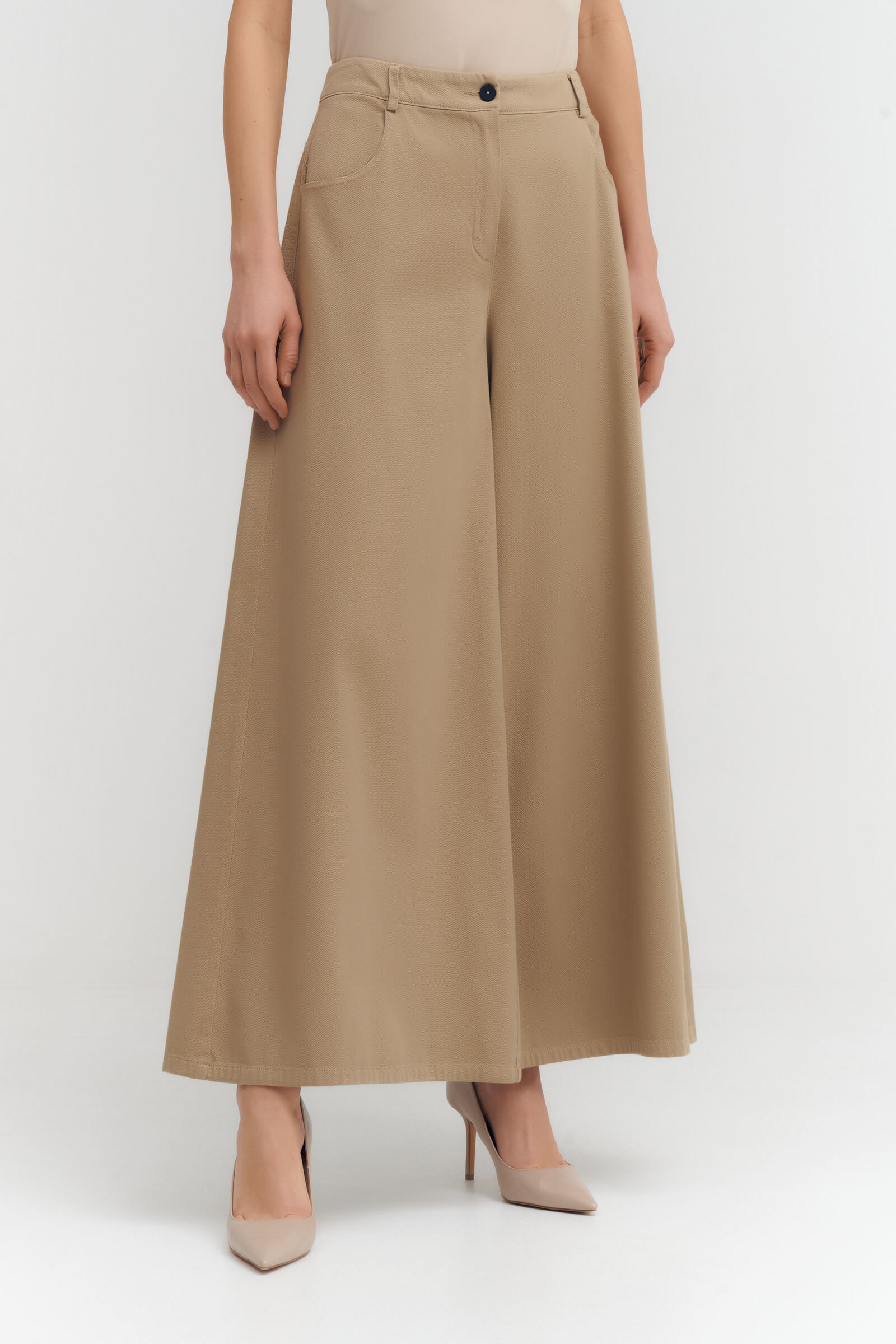 Укороченные юбка-брюки Бренд Sarah Pacini