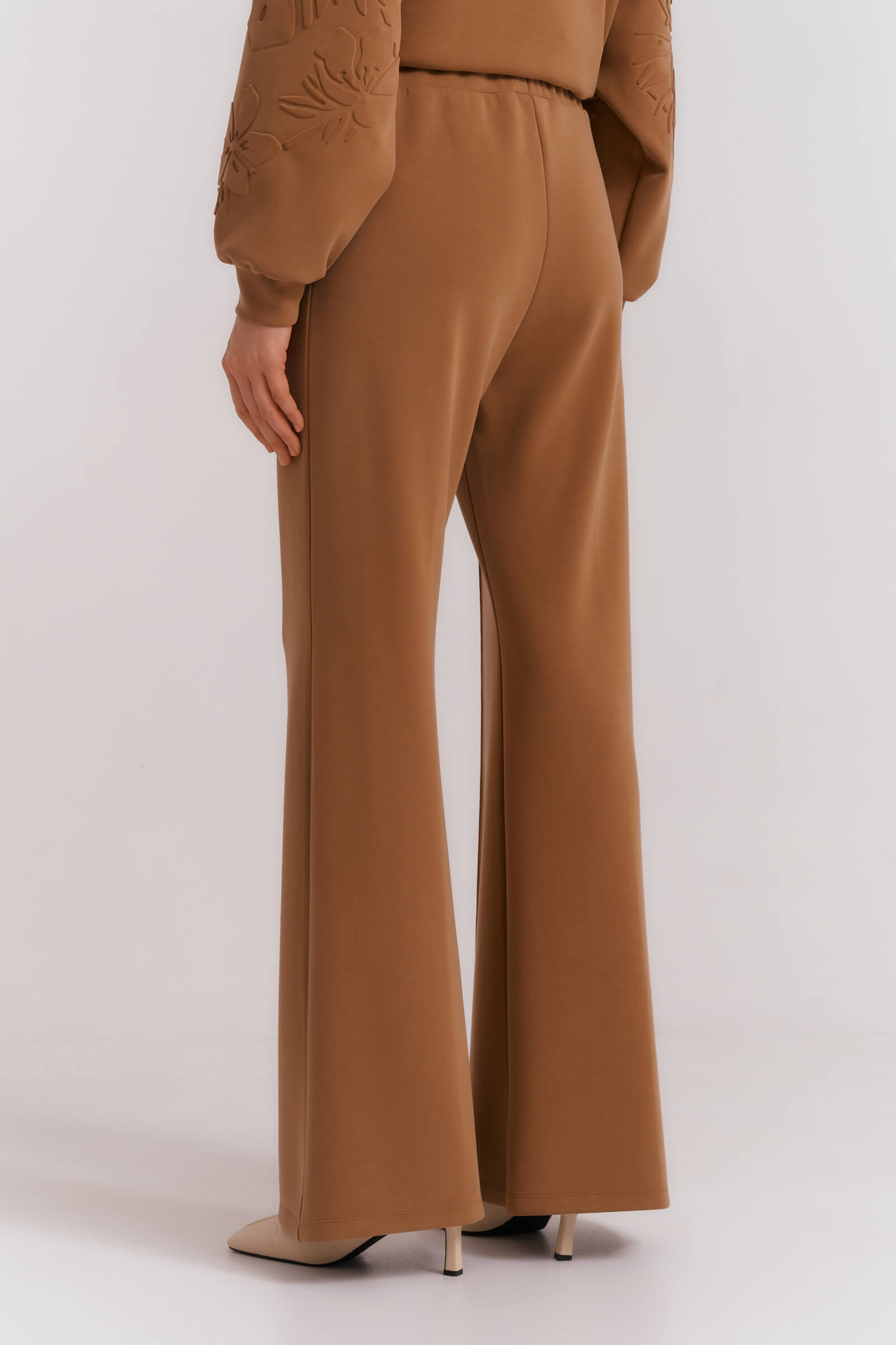 Широкие брюки с простроченными стрелками Бренд Diana Gallesi