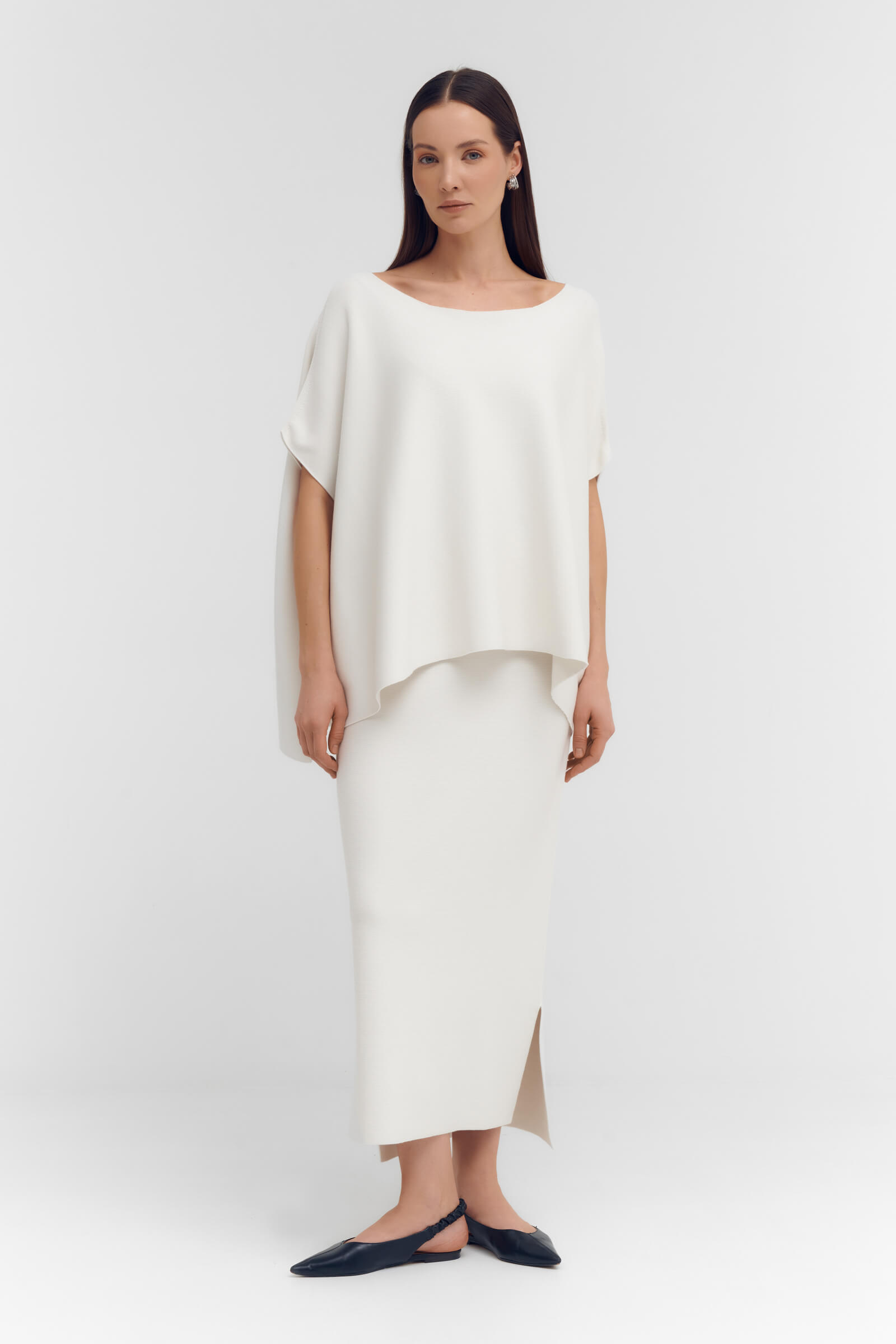 Юбка макси с разрезами Бренд Sarah Pacini