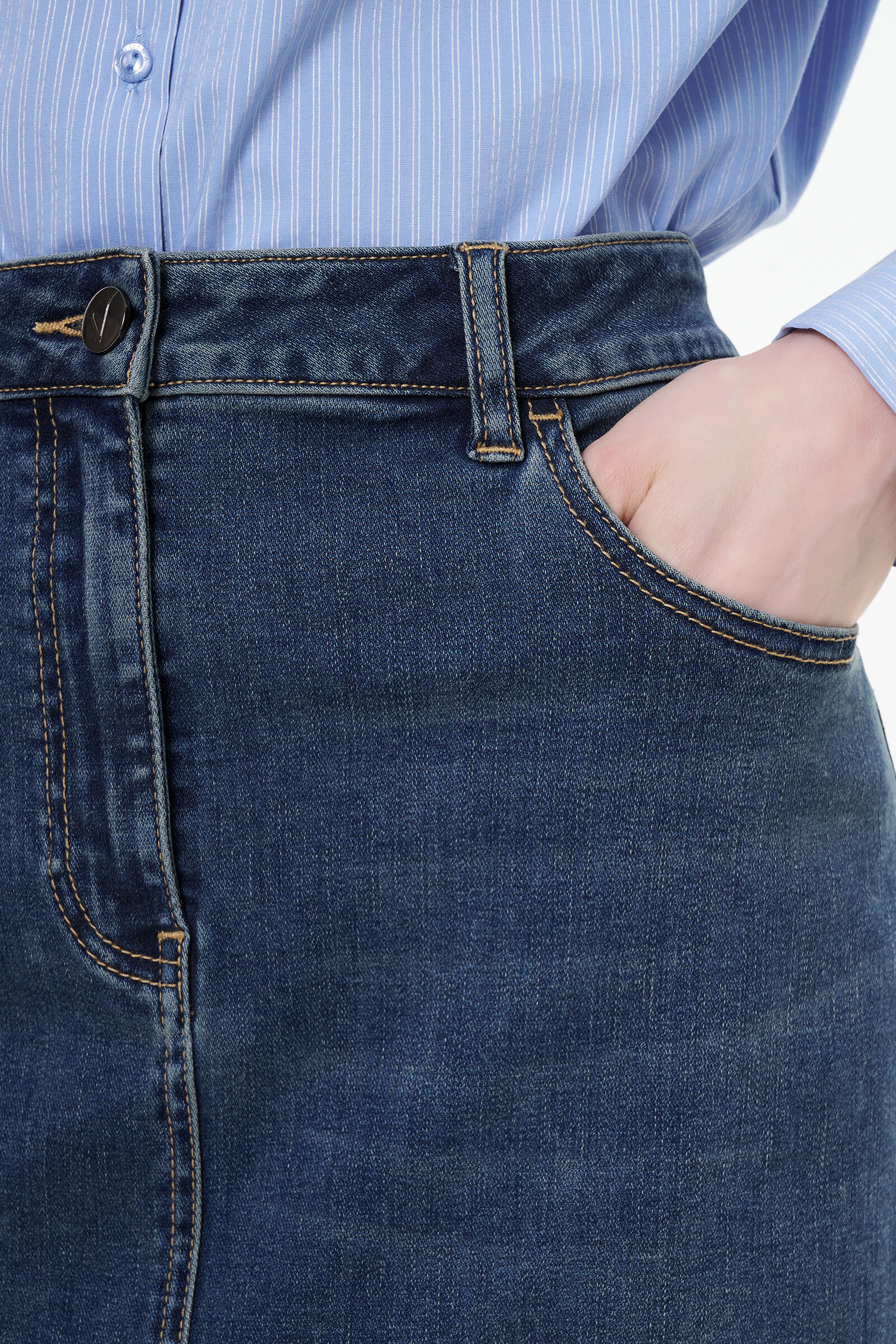 Джинсовая юбка Бренд Luisa Viola