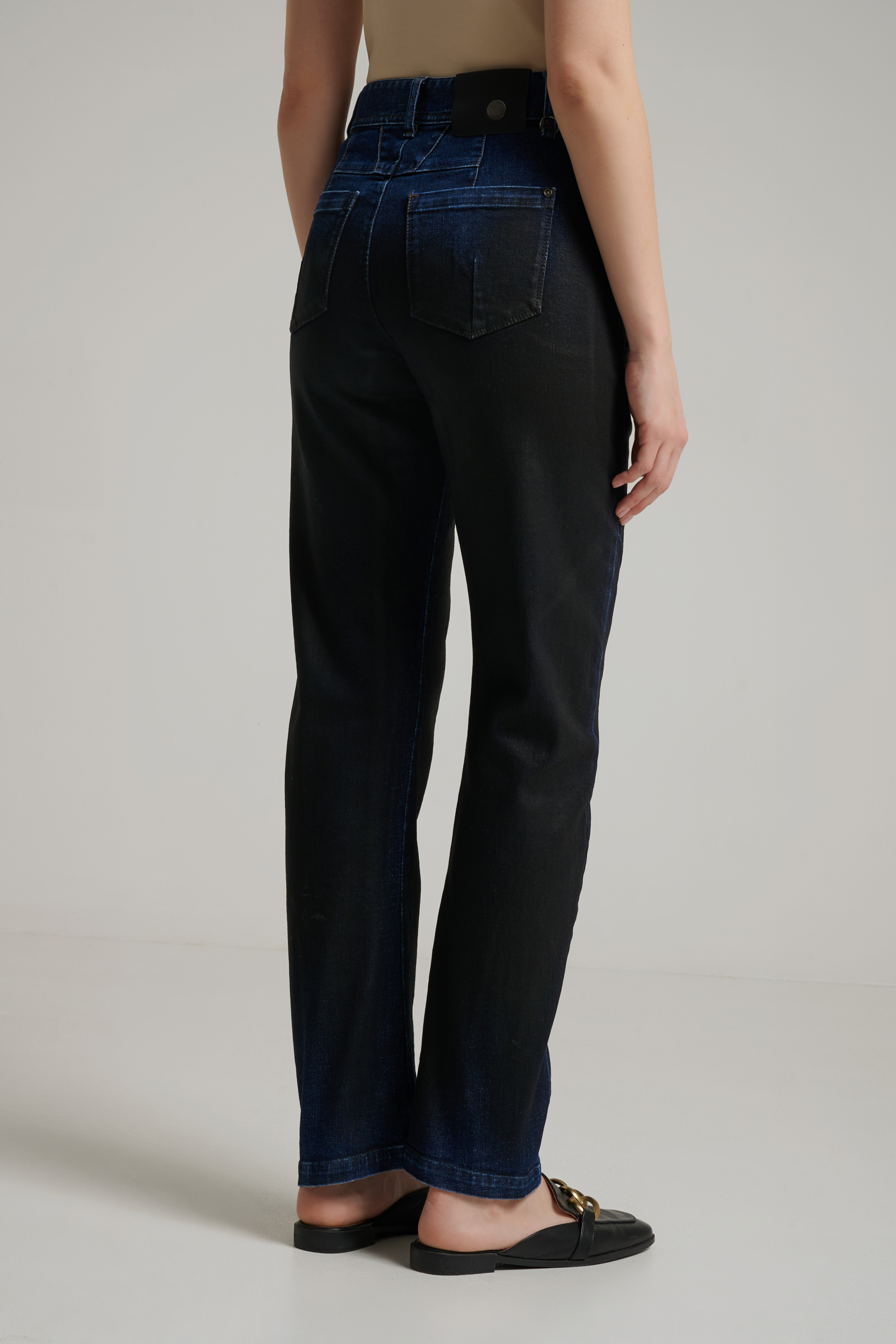 Джинсы с градиентом Бренд High