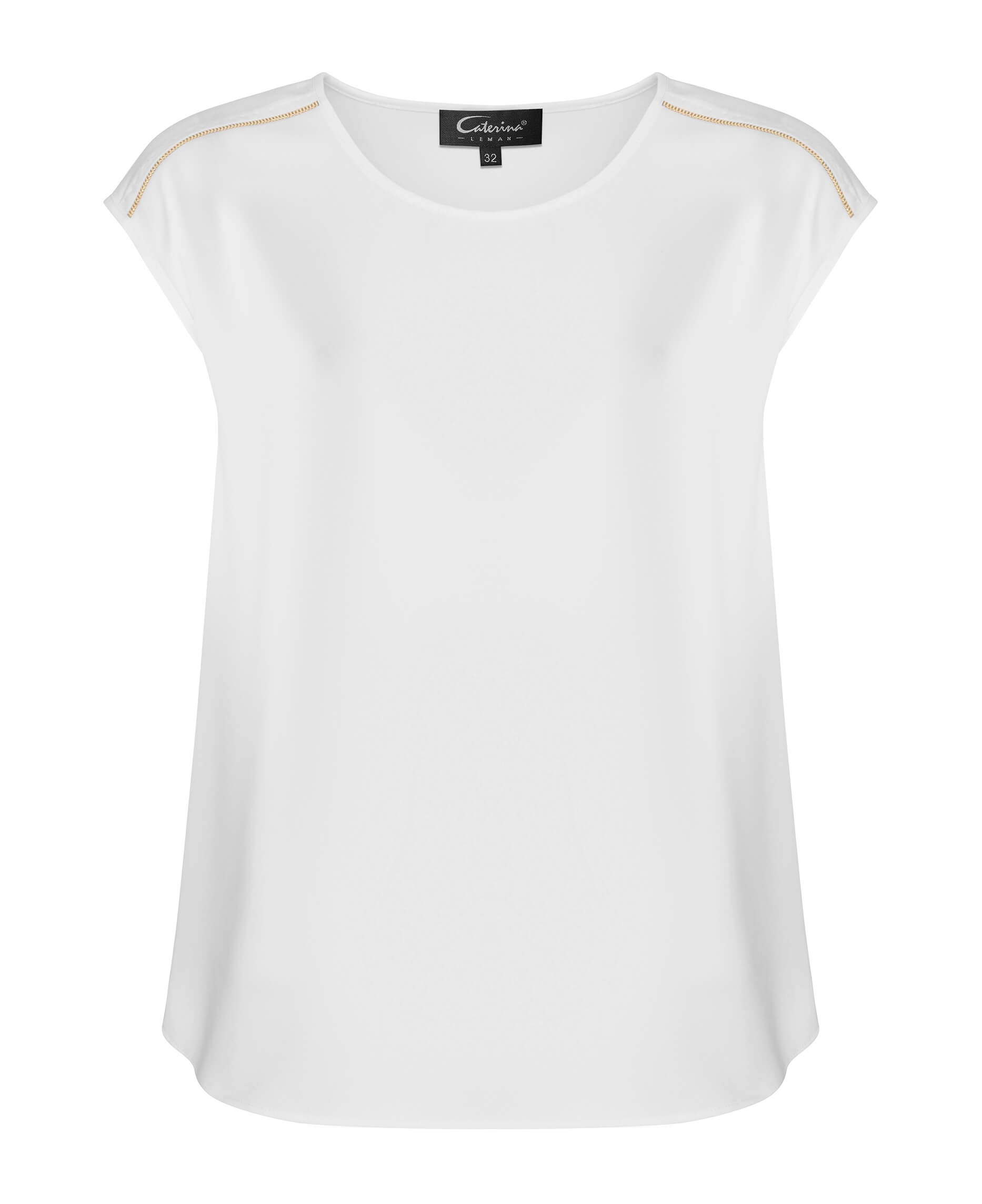 Топ с контрастной окантовкой Бренд Caterina Leman