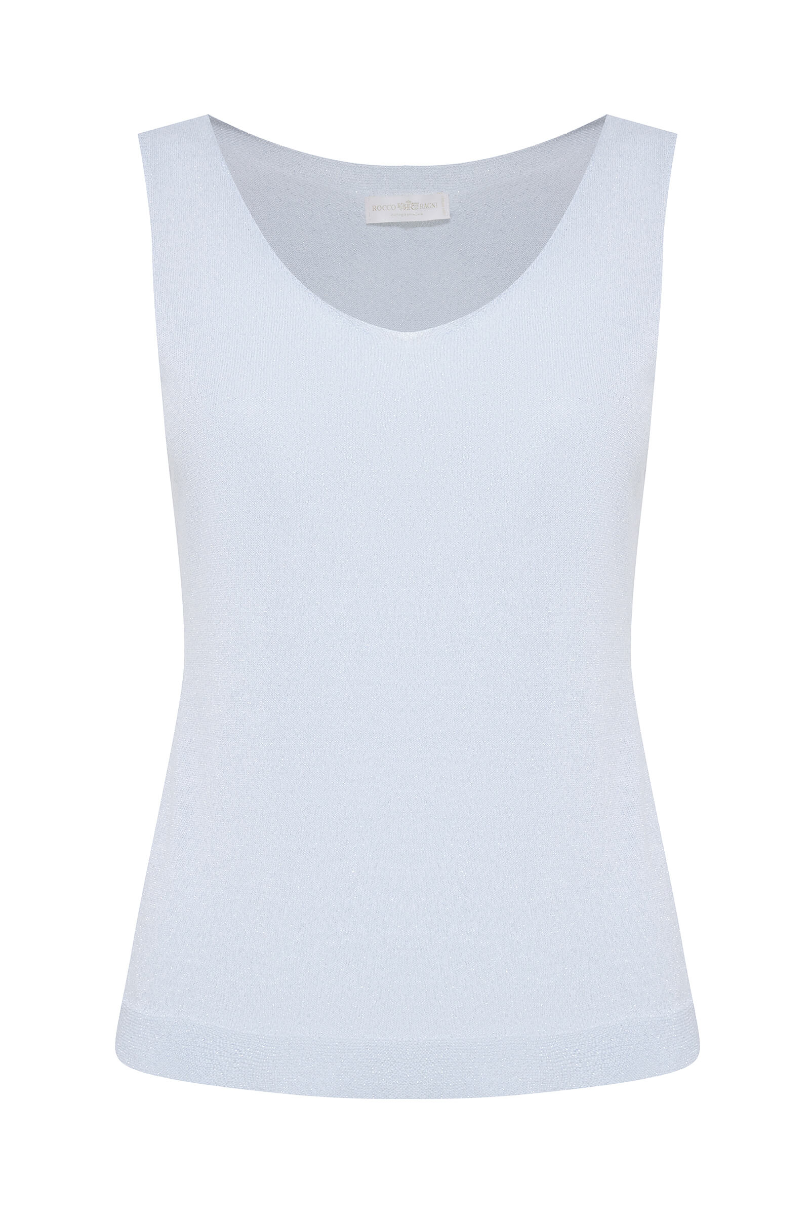 Трикотажный топ с V-образным вырезом Бренд Rocco Ragni
