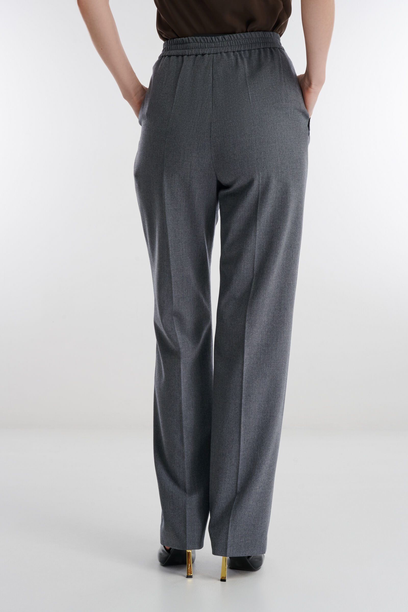 Брюки прямого кроя из поливискозы Бренд Caterina Leman