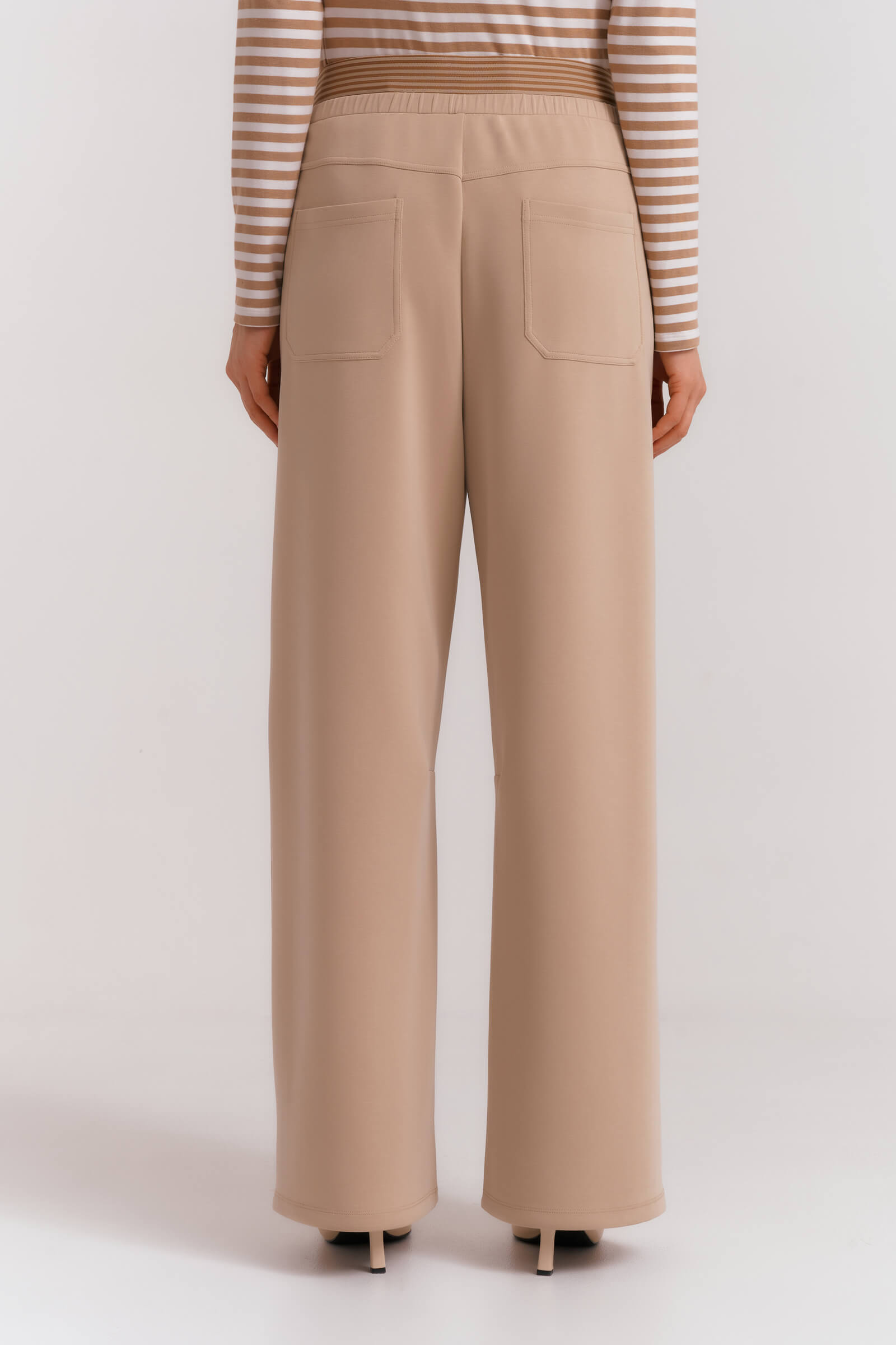 Широкие брюки из трикотажа Бренд Diana Gallesi