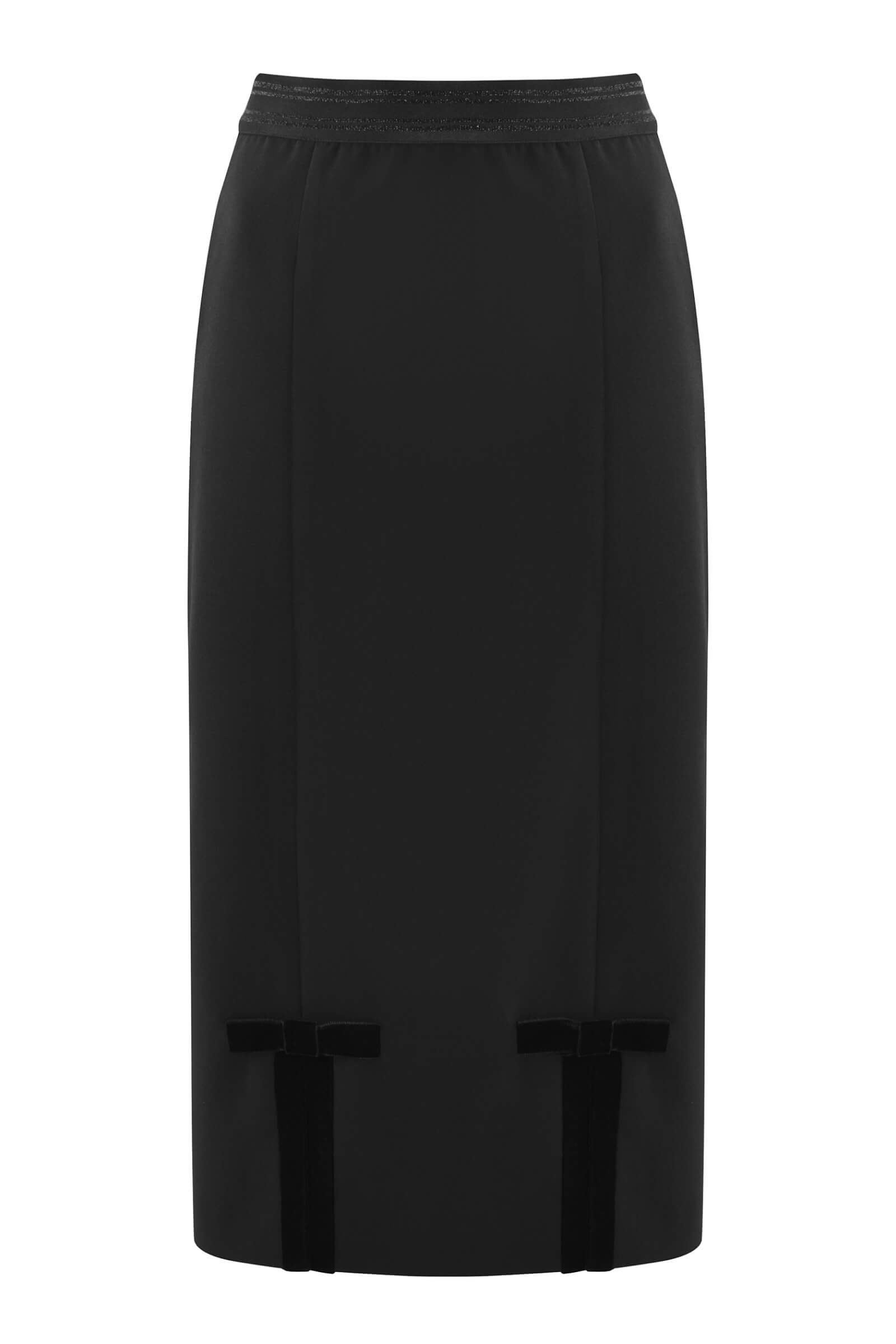 Юбка с бархатными вставками Бренд Caterina Leman