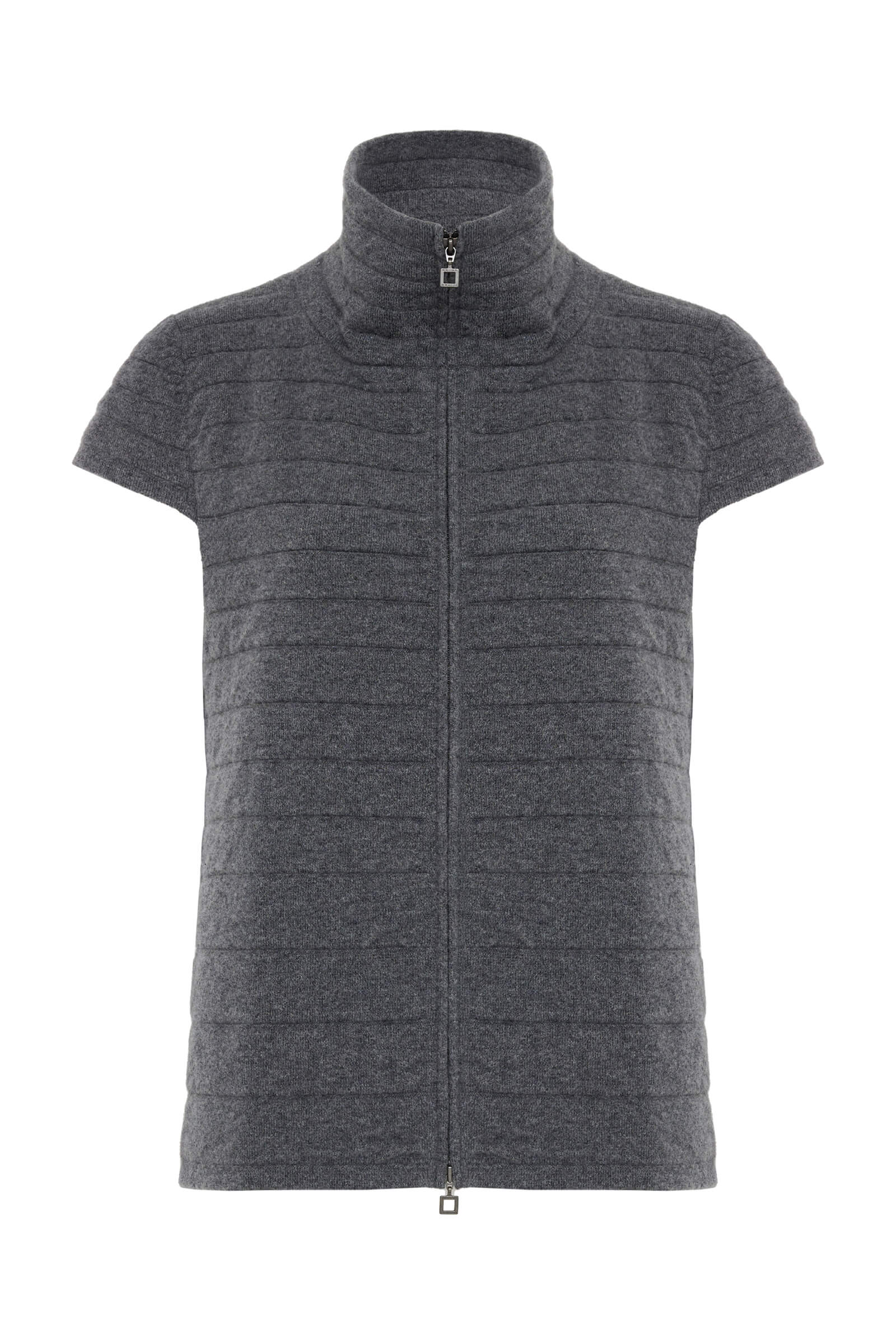 Трикотажный жилет на молнии Бренд Sarah Pacini