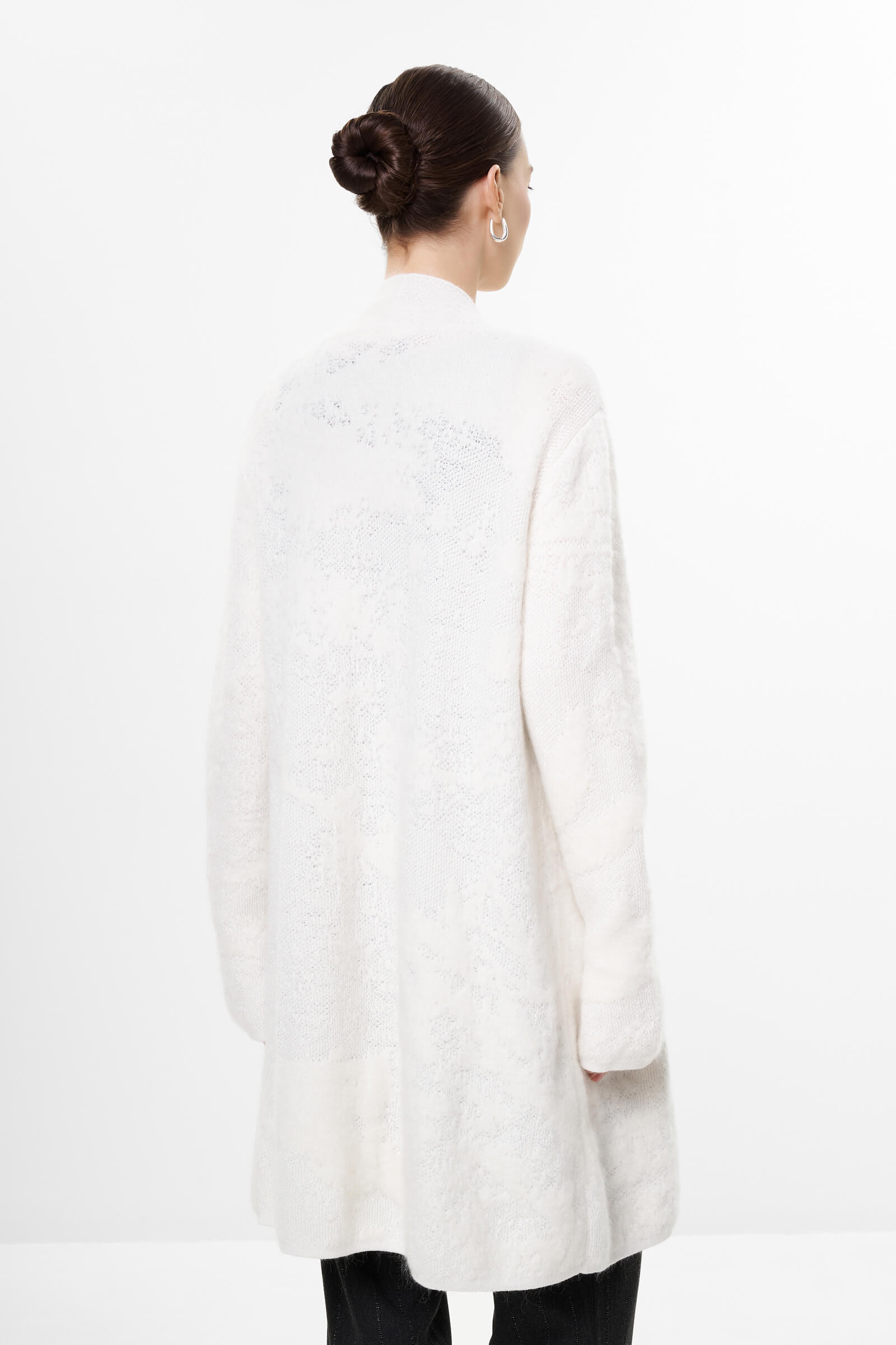 Кардиган с мохером и шерстью Бренд Sarah Pacini