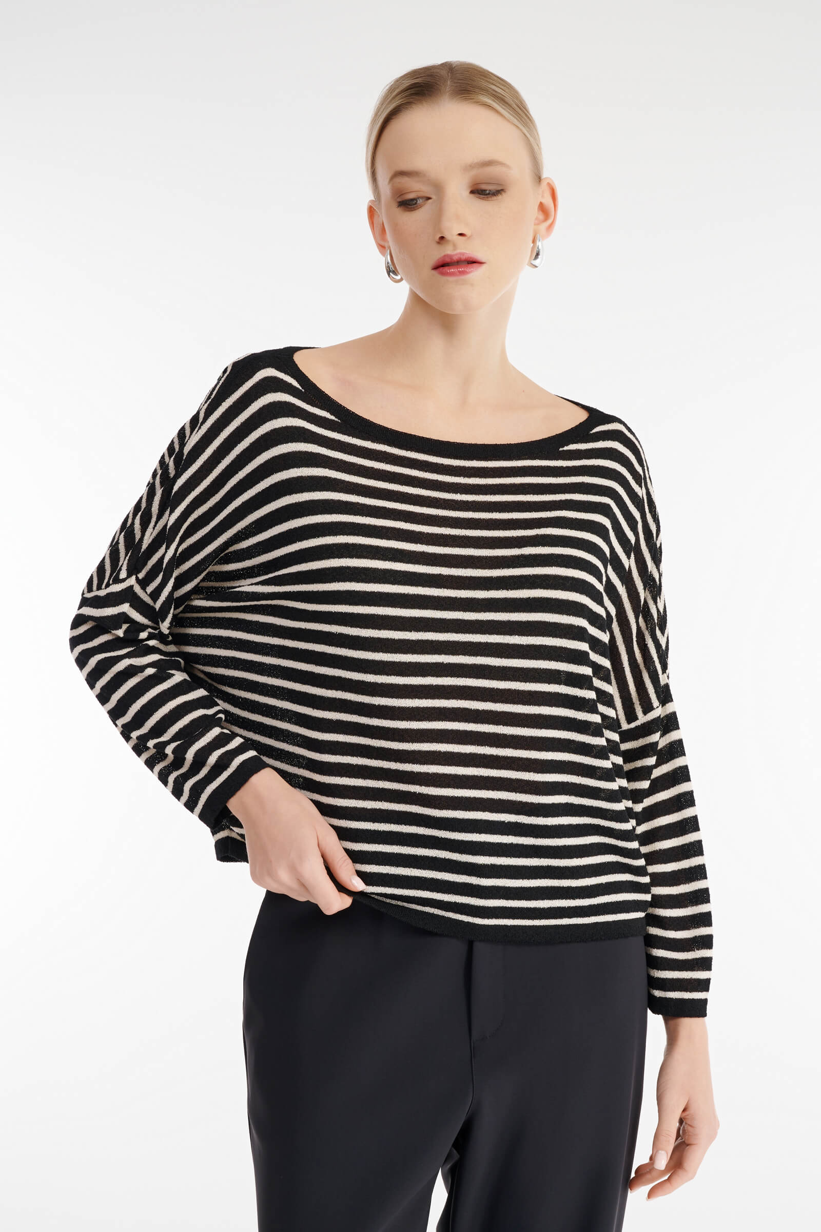 Джемпер в полоску Бренд Sarah Pacini