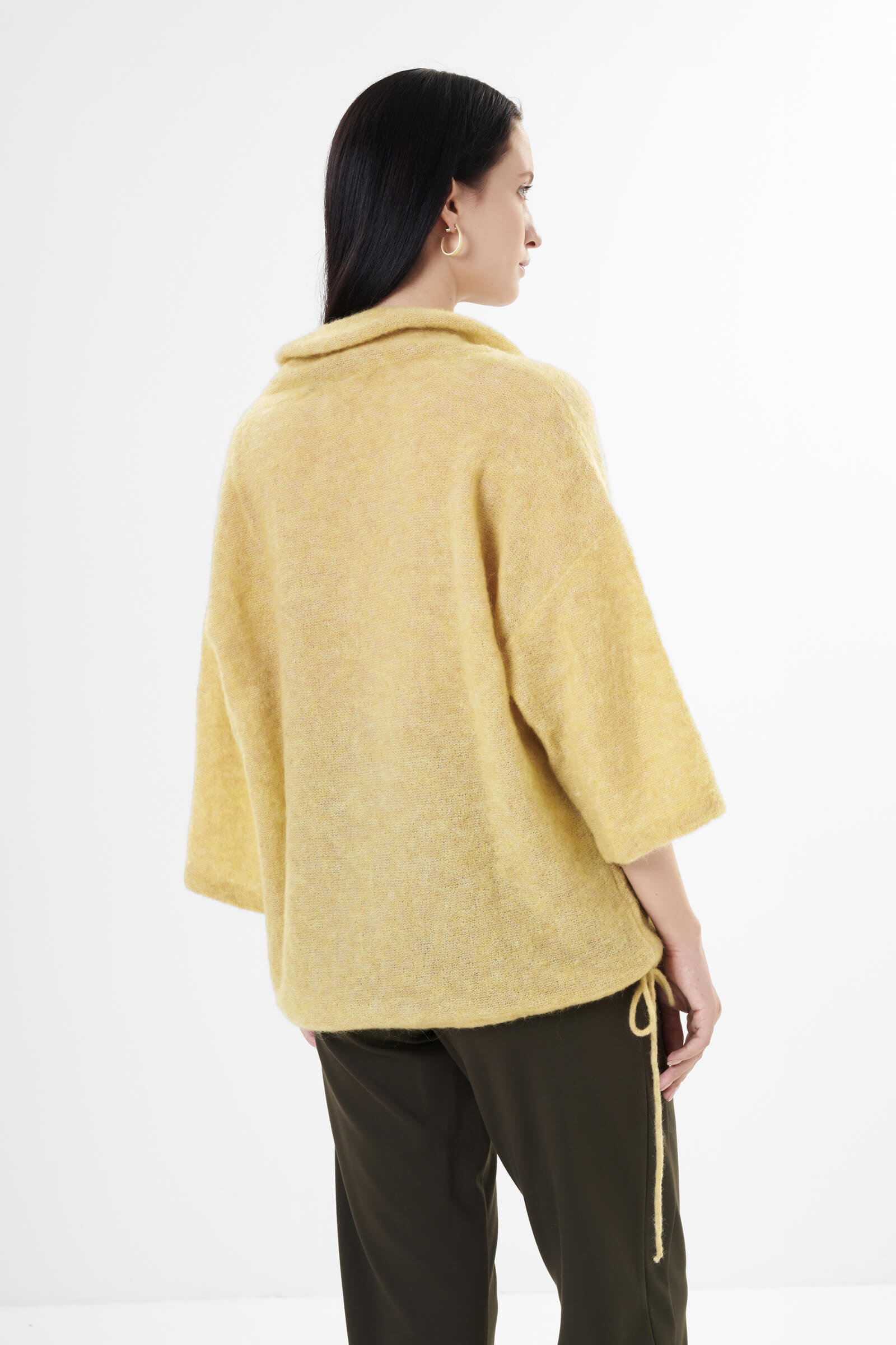 Джемпер из шерсти и мохера Бренд Sarah Pacini