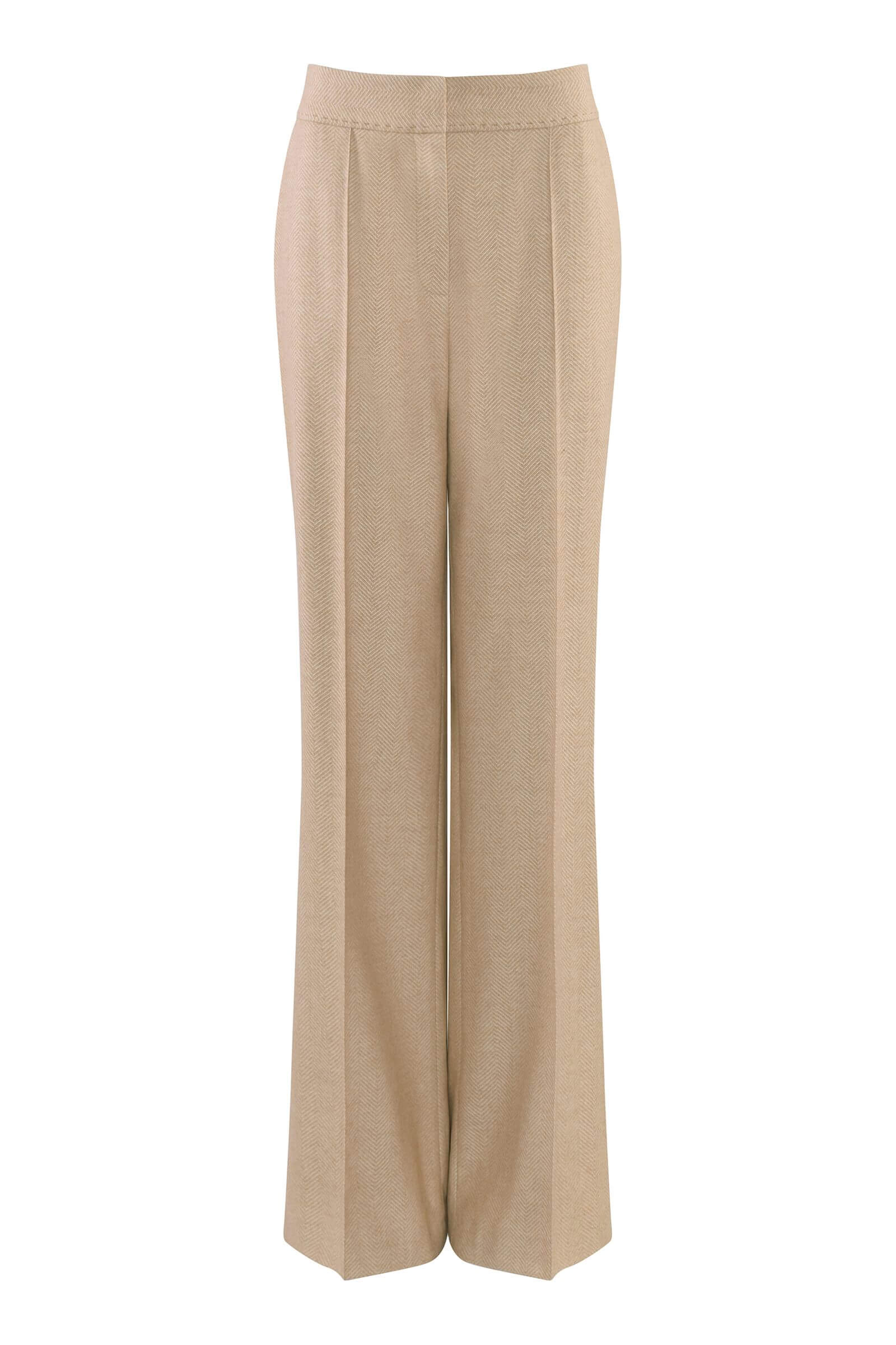 Брюки со стрелками из смесовой шерсти Бренд Caterina Leman