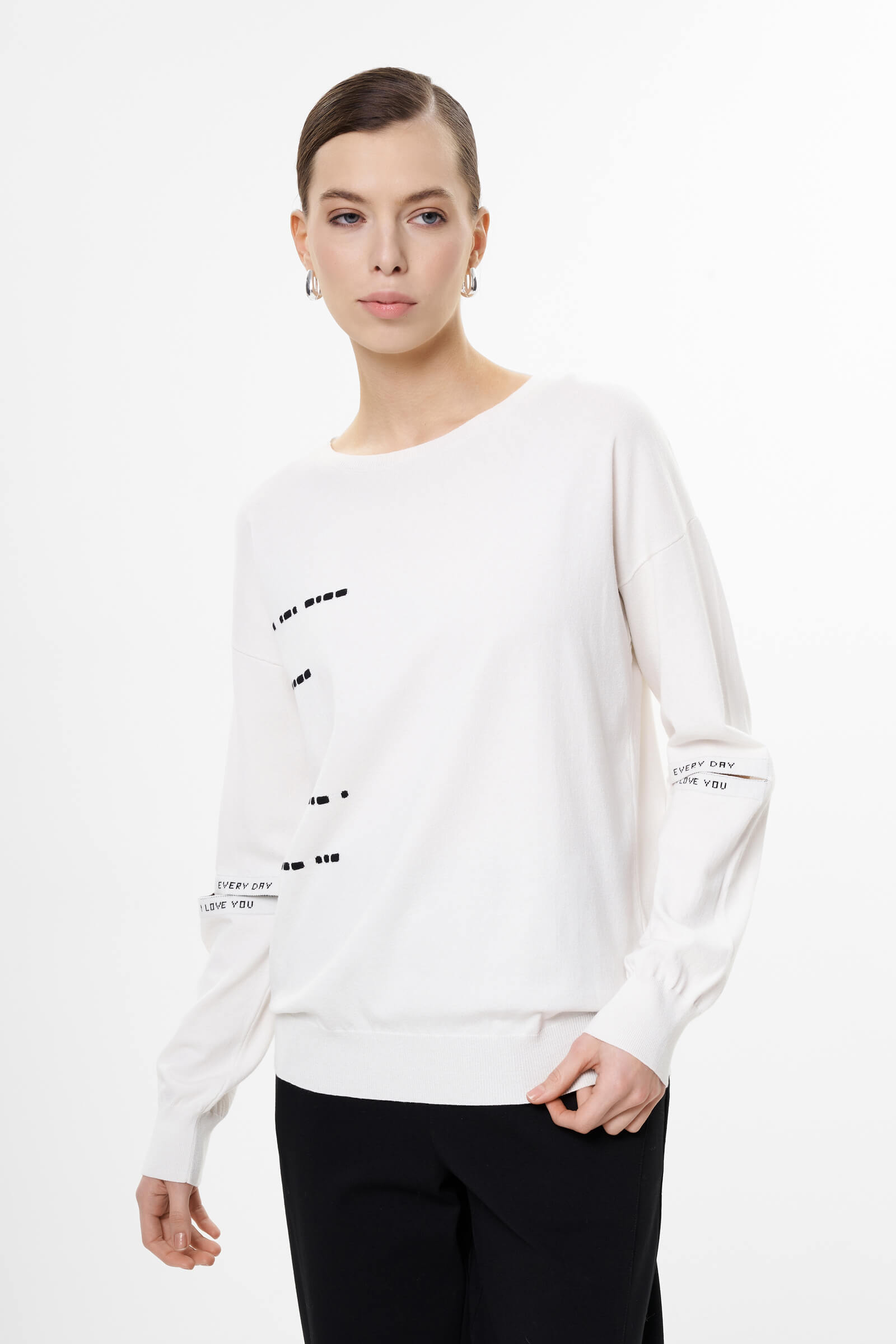 Джемпер из смесовой вискозы Бренд Sarah Pacini