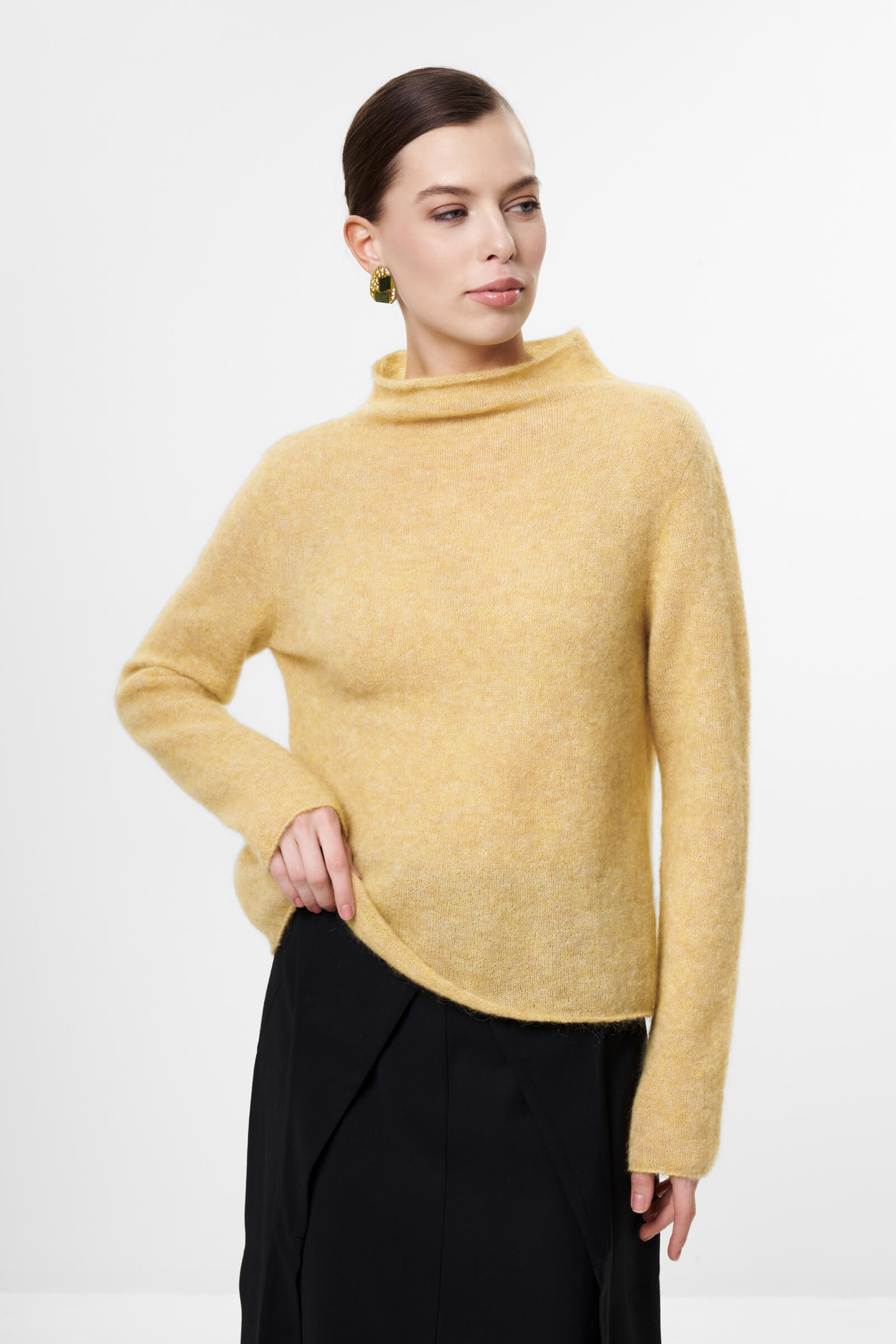 Свитер из мохера и шерсти Бренд Sarah Pacini